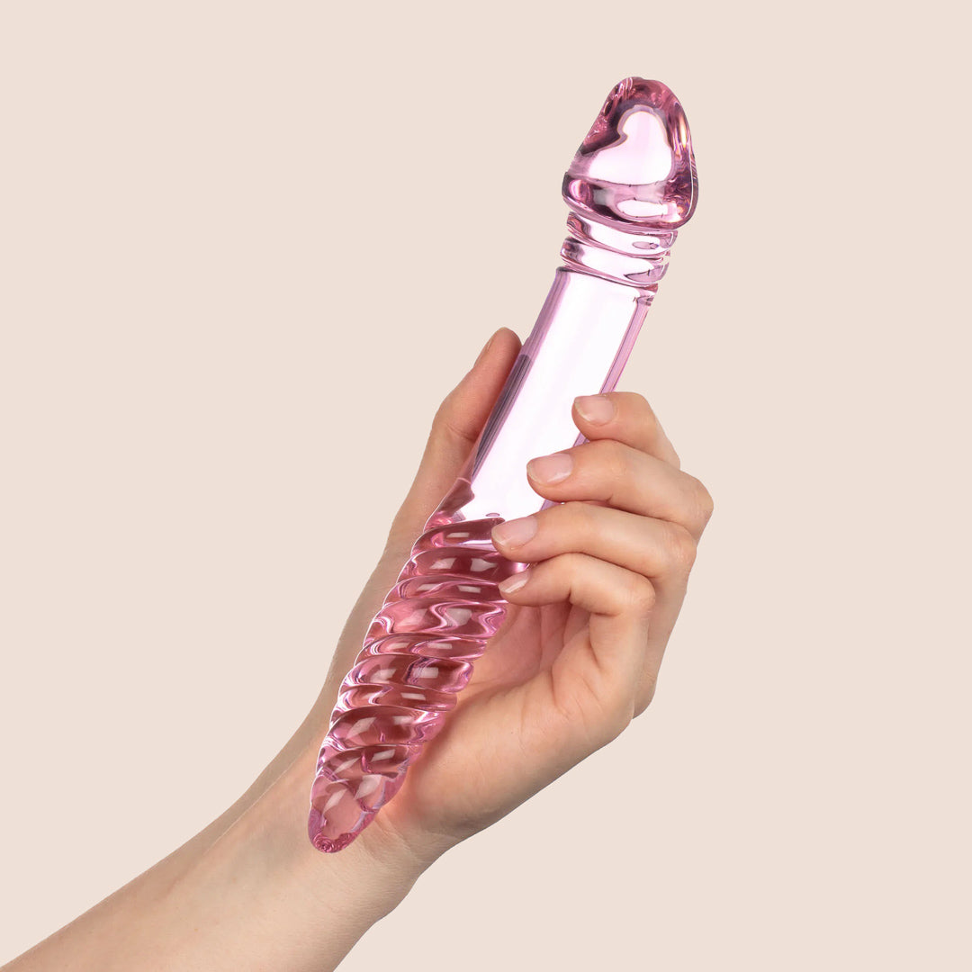 Icicles No. 57 Glass Dildo - Premium Handmade Glass Adult Toy for Women & Couples - Perfect for Sensual Play & Temperature Play in the Bedroom