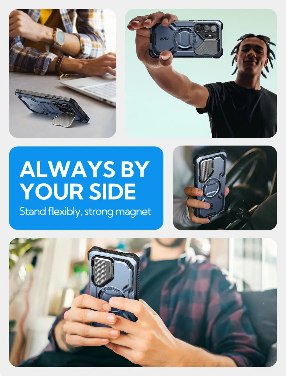Galaxy S25 Ultra Case - BLASON Armorbox Full Body Protective Cover with Military-Grade Drop Protection | Perfect for Outdoor Adventures, Travel & Daily Use