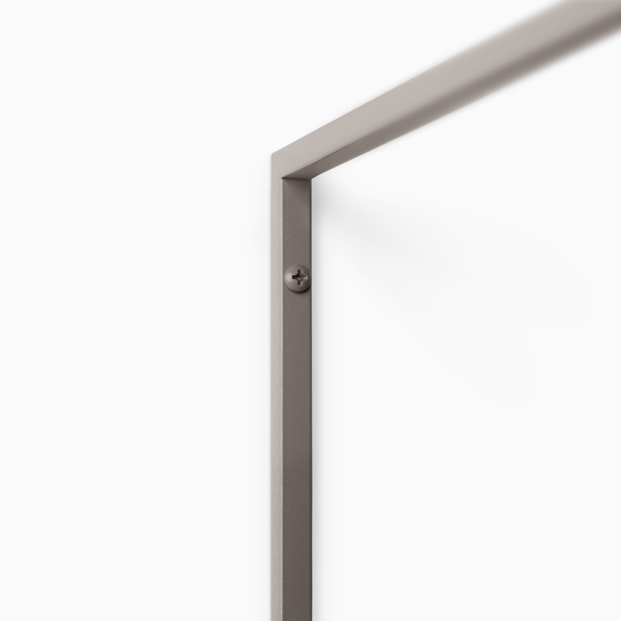 Lloyd 2 Tiered Tungsten Shelf - Rust-Resistant Metal Storage Rack for Kitchen, Bathroom, or Office Organization