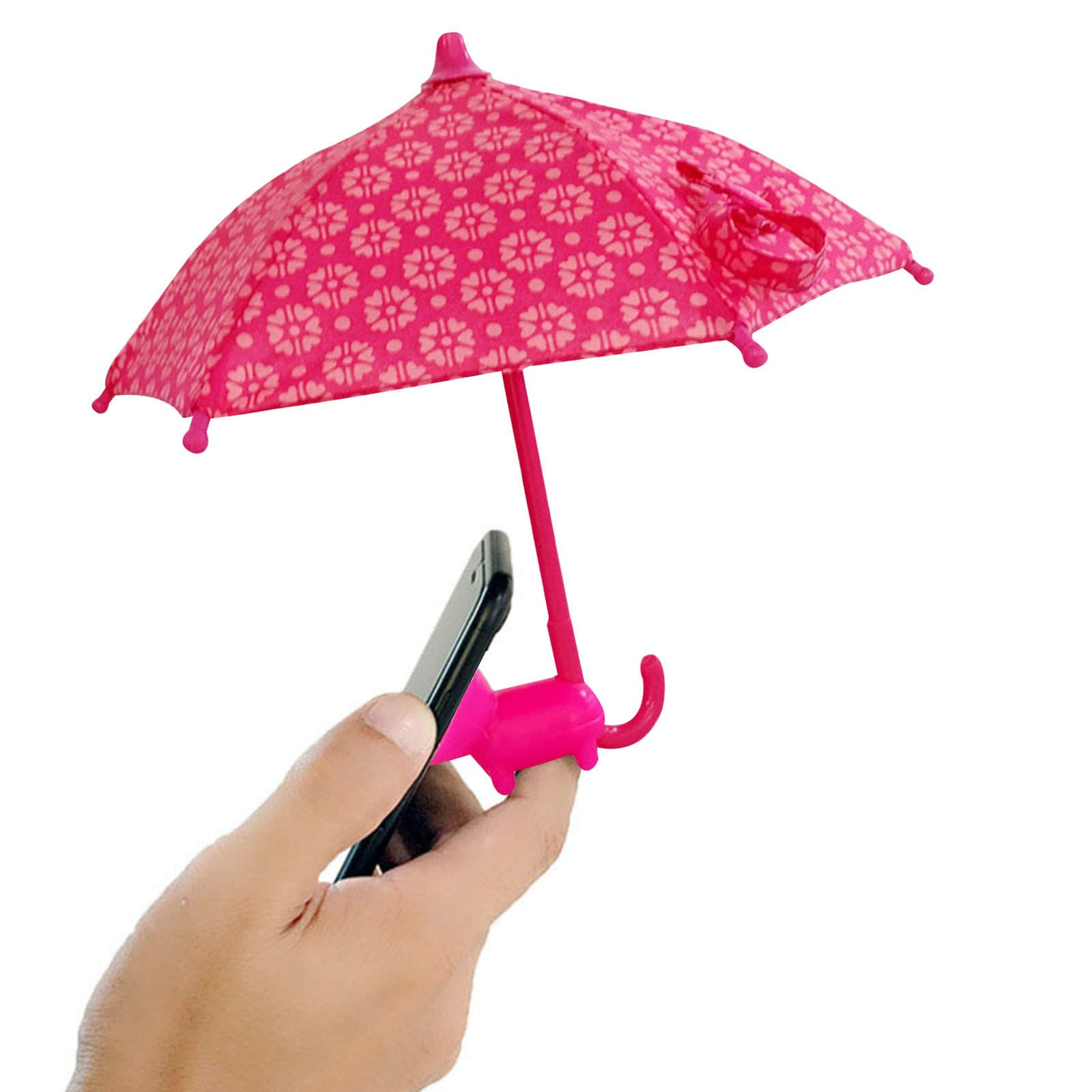 Universal Phone Umbrella Stand with Suction Cup - Sun & Rain Protector for Outdoor Smartphones | Perfect for Beach, Poolside, and Outdoor Activities