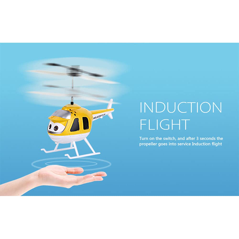 Mini RC Helicopter with Smart Sensor - Remote Control Airplane Toy for Kids, Crash Resistant Electric RC Aircraft - Perfect Birthday Gift for Boys & Girls | Indoor & Outdoor Flying Fun