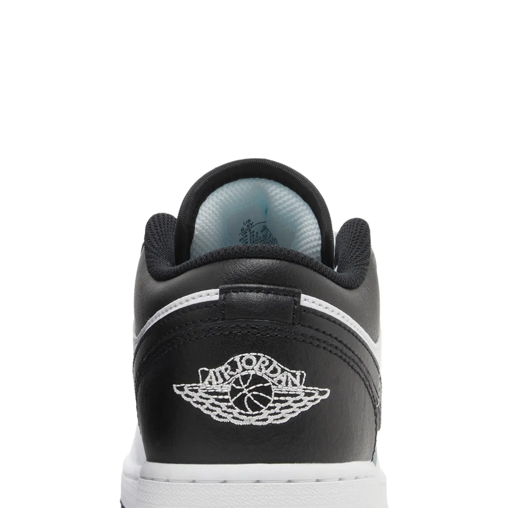Air Jordan 1 Low 'White Black' GS Sneakers for Girls (2023) - Comfortable Basketball Shoes for School, Sports & Casual Wear
