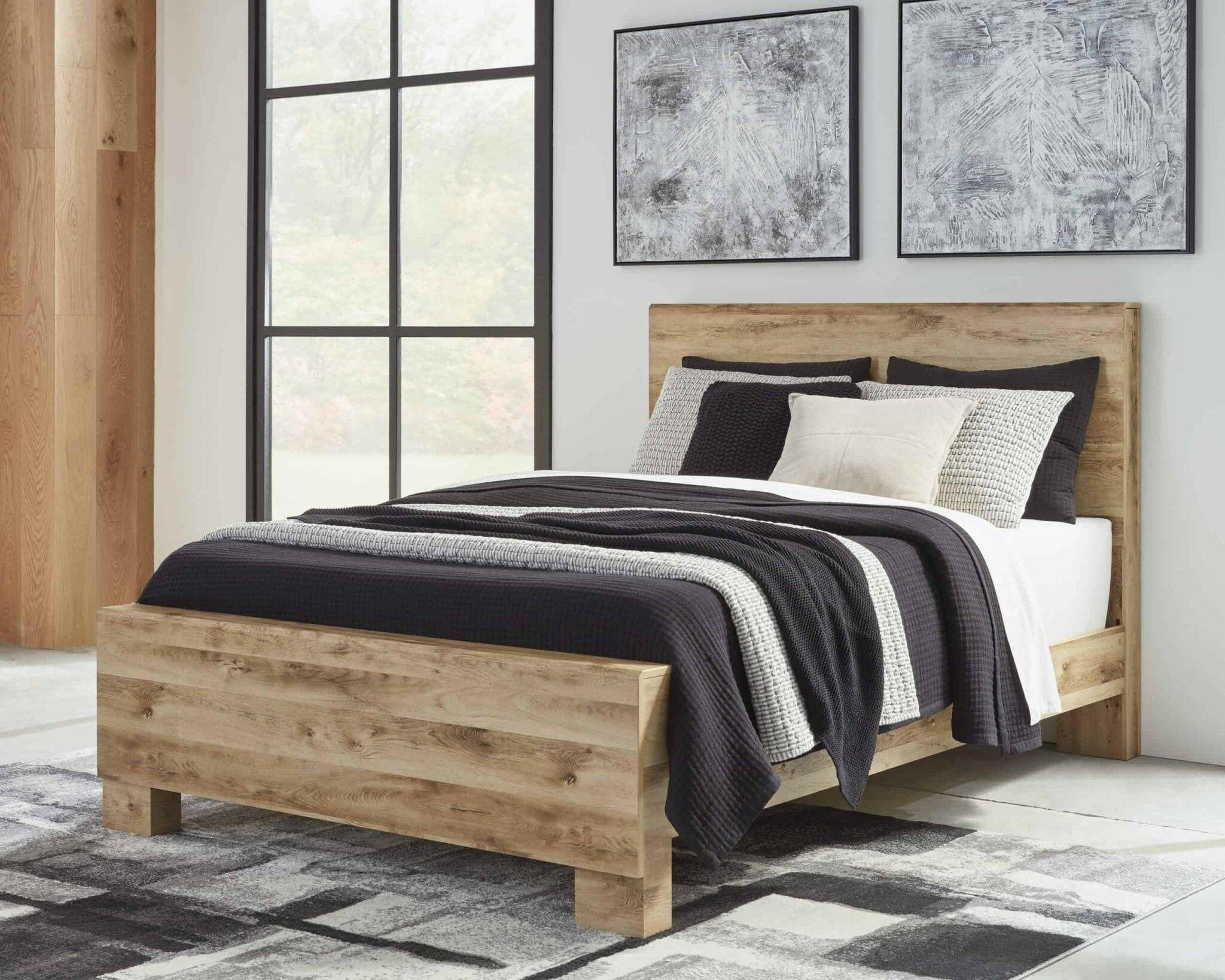 Hyanna Queen Size Bed Frame B1050 - 54/57/96 Inches, Sturdy Metal Platform Bed with Noise-Free Support - Perfect for Master Bedrooms, Guest Rooms & Small Spaces