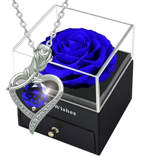 Blue Crystal Necklace