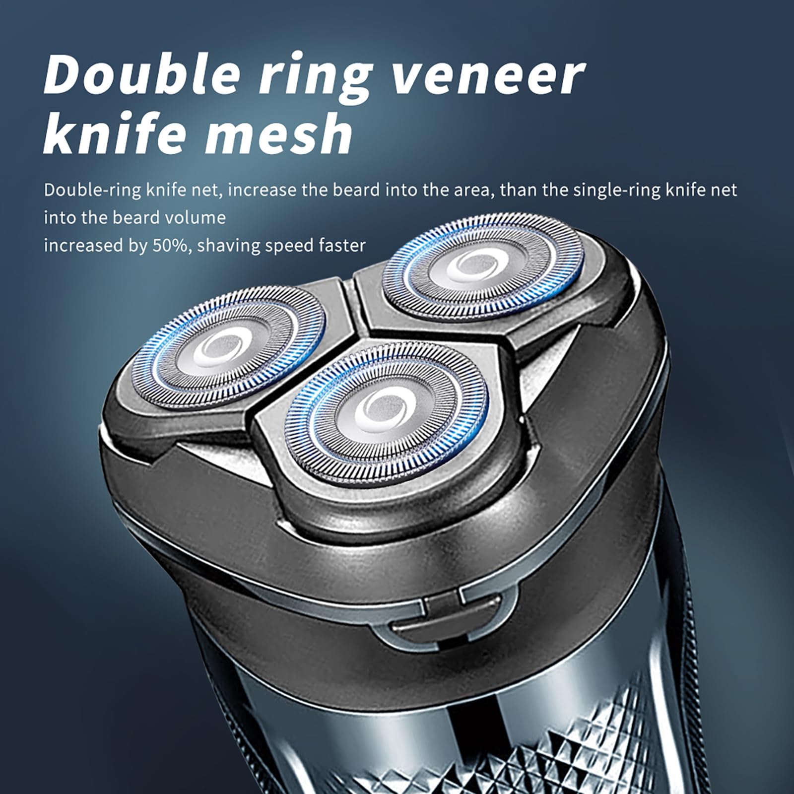 Best Cordless Electric Shaver for Men - 3D Floating Head & USB Rechargeable - Multifunctional Beard Trimmer & Grooming Kit - Perfect for Travel, Home & Office Use