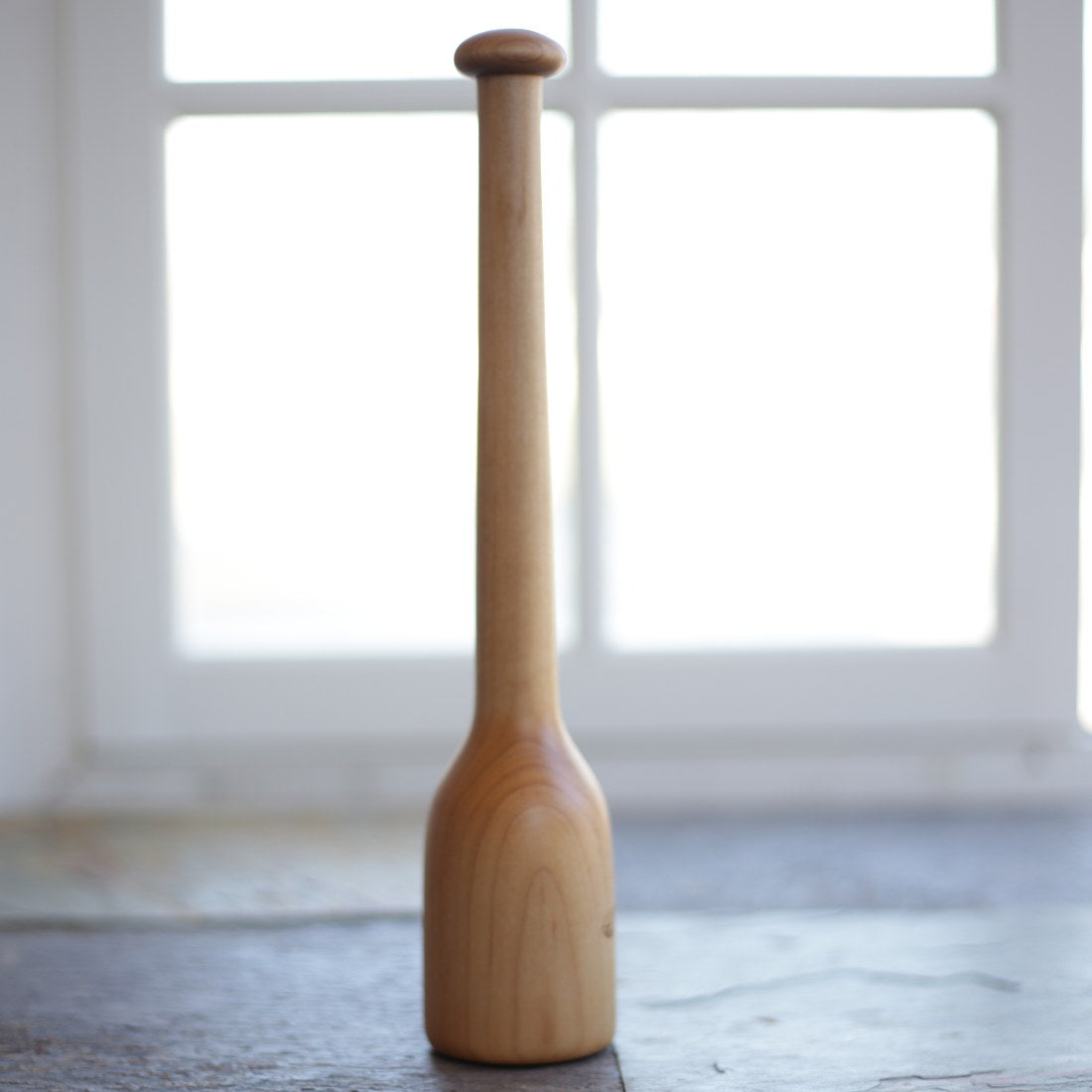 Premium Handcrafted Wooden Potato Masher - Sturdy & Ergonomic Design for Smooth Mashing - Perfect for Potatoes, Avocados & Baby Food Making