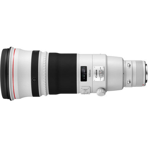 Canon EF 500mm f/4L IS II USM Telephoto Lens for Wildlife & Sports Photography - Professional DSLR Camera Lens with Image Stabilization & Ultrasonic Motor