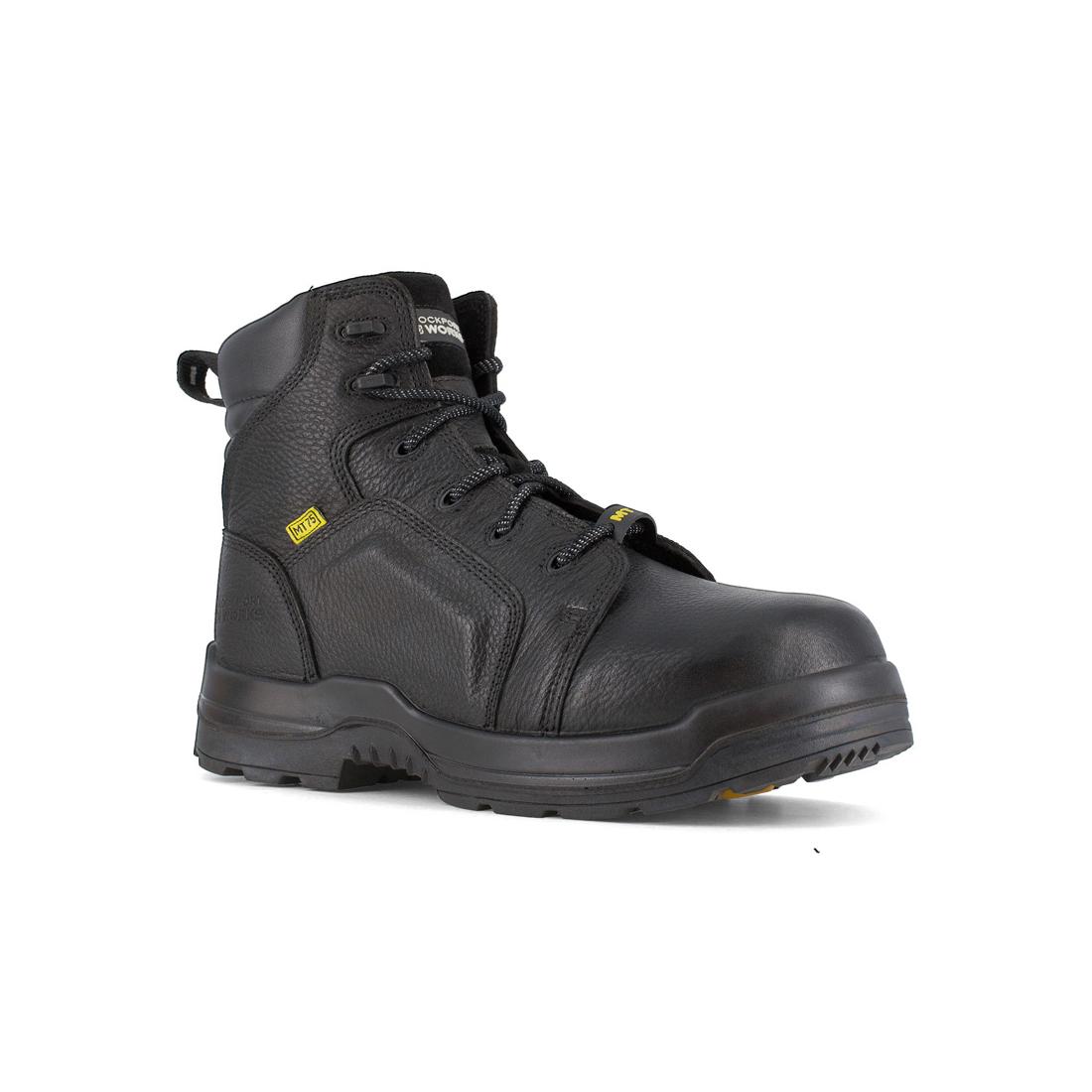 More Energy 6 Inch Composite Toe Int MetGaurd Work Boot Black