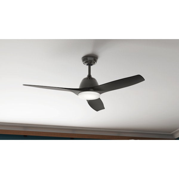 52 Inch Casablanca Wisp LED Ceiling Fan with Remote Control - Noble Bronze Finish for Living Room, Bedroom & Outdoor Spaces