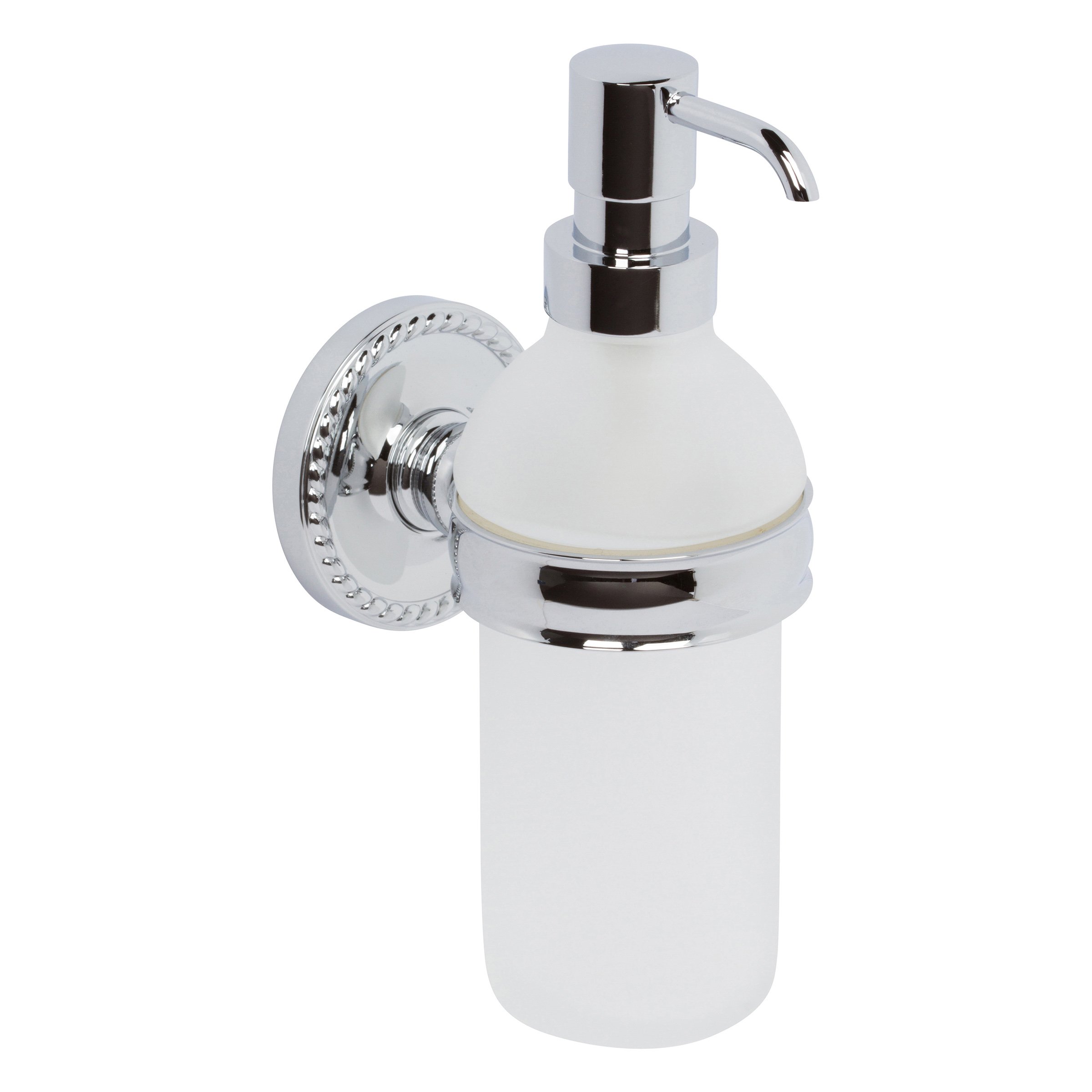 Ginger 1514/PC Canterbury Soap and Lotion Dispenser in Polished Chrome - Perfect for Bathroom, Kitchen, and Spa Decor