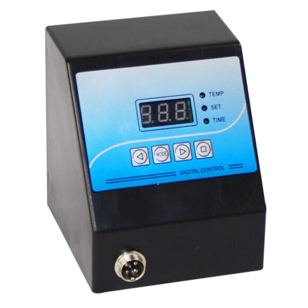 Digital Heat Press Controller Box - Precise Temperature Control for Mugs, Plates, Stone Photos & T-Shirts | Perfect for DIY Printing & Customization Projects (Black)