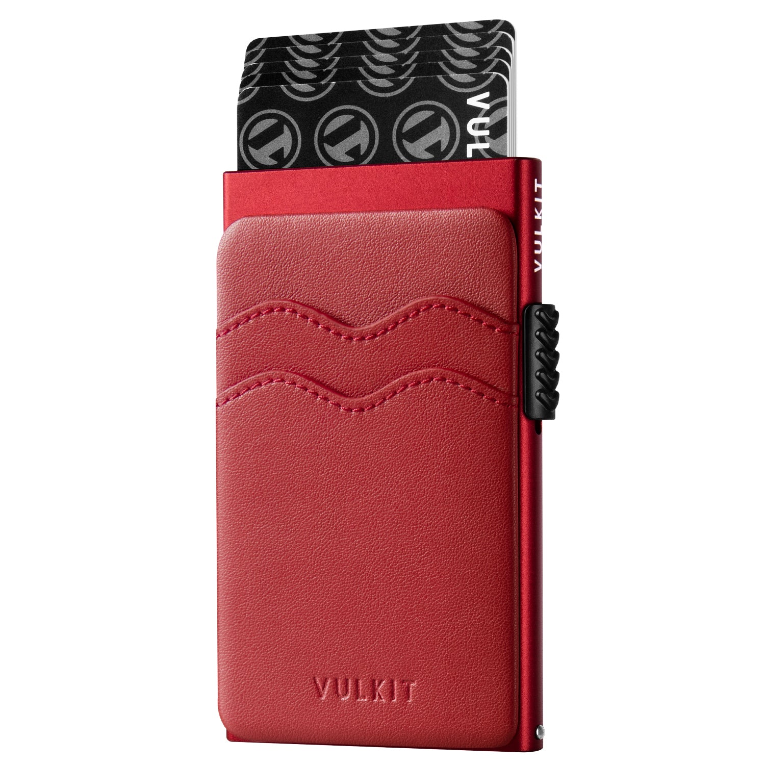VC303 Minimalist Leather Card Holder with Extra Pocket for Cash & Coins - Slim RFID Blocking Wallet for Men & Women (Perfect for Travel, Everyday Use & Gift)