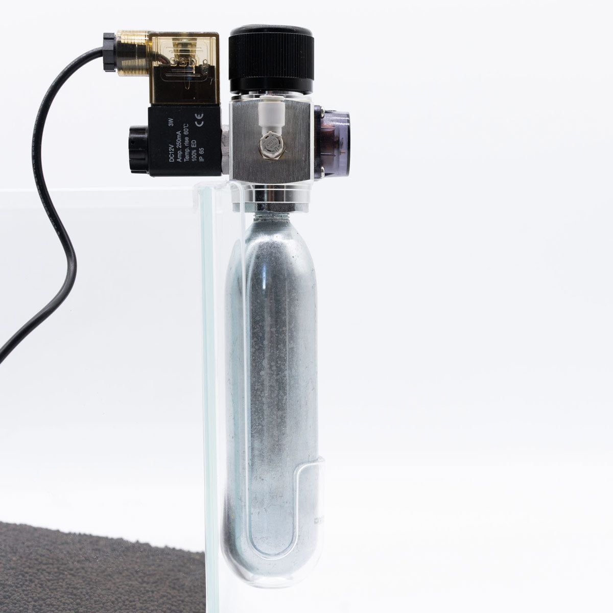 CO2 Cartridge Base Hanger - Durable Aluminum Holder for Paintball & Airsoft Tanks - Perfect for Storage and Organization in Sports Gear Rooms