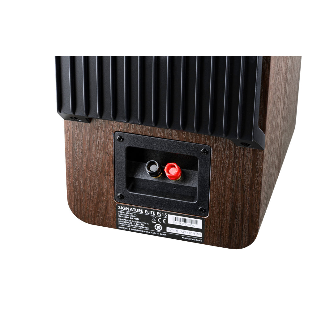 Polk Signature Elite ES15 Compact Bookshelf Speakers - High Fidelity Sound for Home Theater, Gaming & Music (Pair) - Perfect for Small Spaces & Desktop Setups
