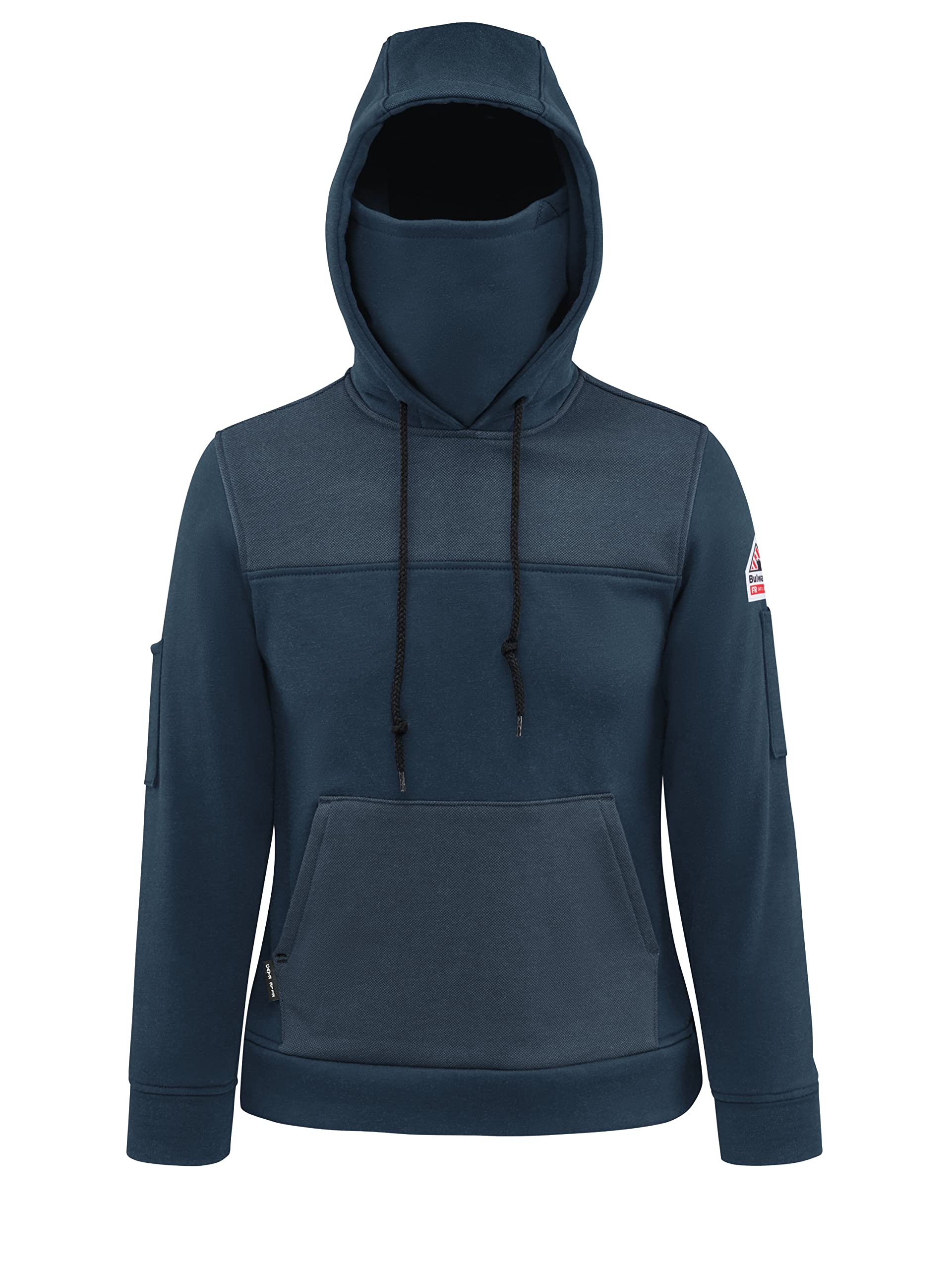 Bulwark FR Women's Flame Resistant Fleece Hoodie - Soft & Warm Workwear for Electricians, Welders & Industrial Safety Professionals