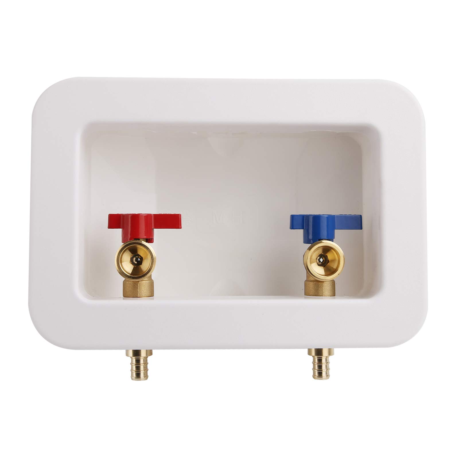 Solimeta Washing Machine Outlet Box - 1/2-inch PEX Plumbing Accessory for Laundry Room Installation | Perfect for Home, Apartment & RV Plumbing Systems