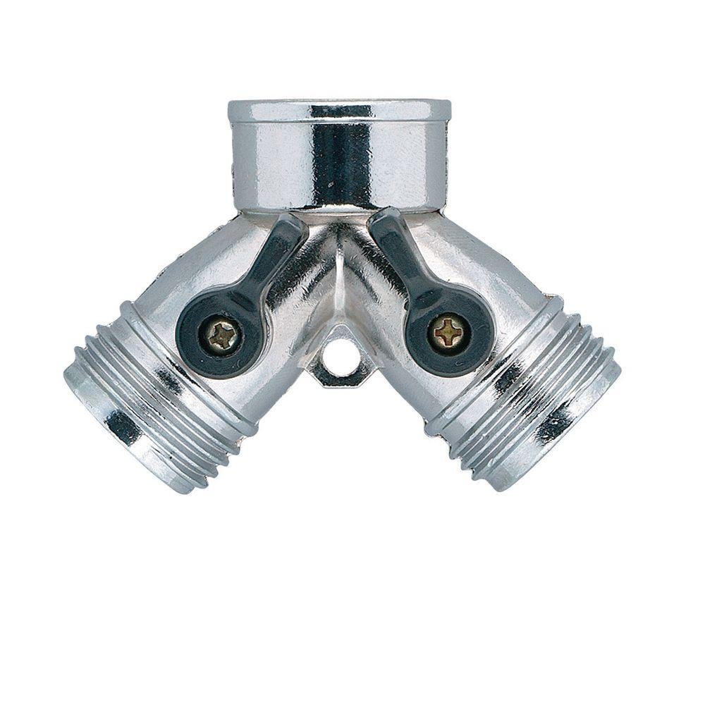 Orbit Zinc Faucet Adapter - Heavy Duty Garden Hose Connector for Outdoor Faucets, Sprinklers & Watering Systems - Perfect for Lawn Care, Gardening & Car Washing