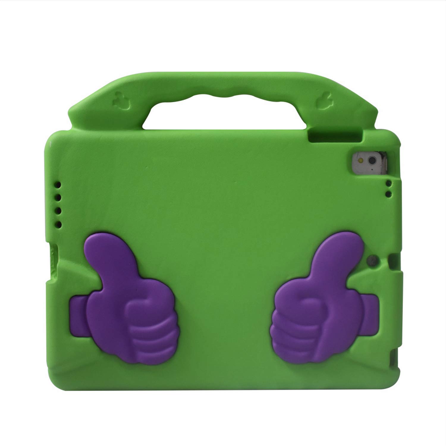 Durable iPad 9.7’’ Case for Kids - Shockproof EVA Protective Cover Compatible with iPad 2017/2018/New iPad/Air/Air2 - Cute Design with Built-in Pencil Holder - Perfect for School, Travel & Home Use