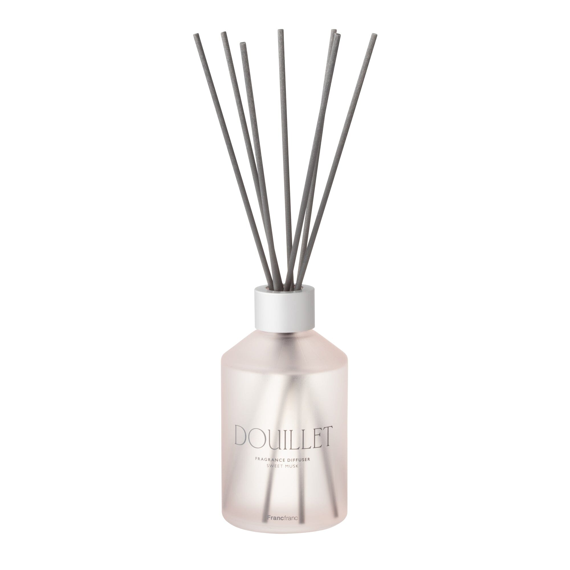 Pink Sweet Musk Fragrance Diffuser - Aromatherapy Essential Oil Reed Diffuser for Home, Office & Bedroom - Douillet Scented Air Freshener for Relaxation & Stress Relief