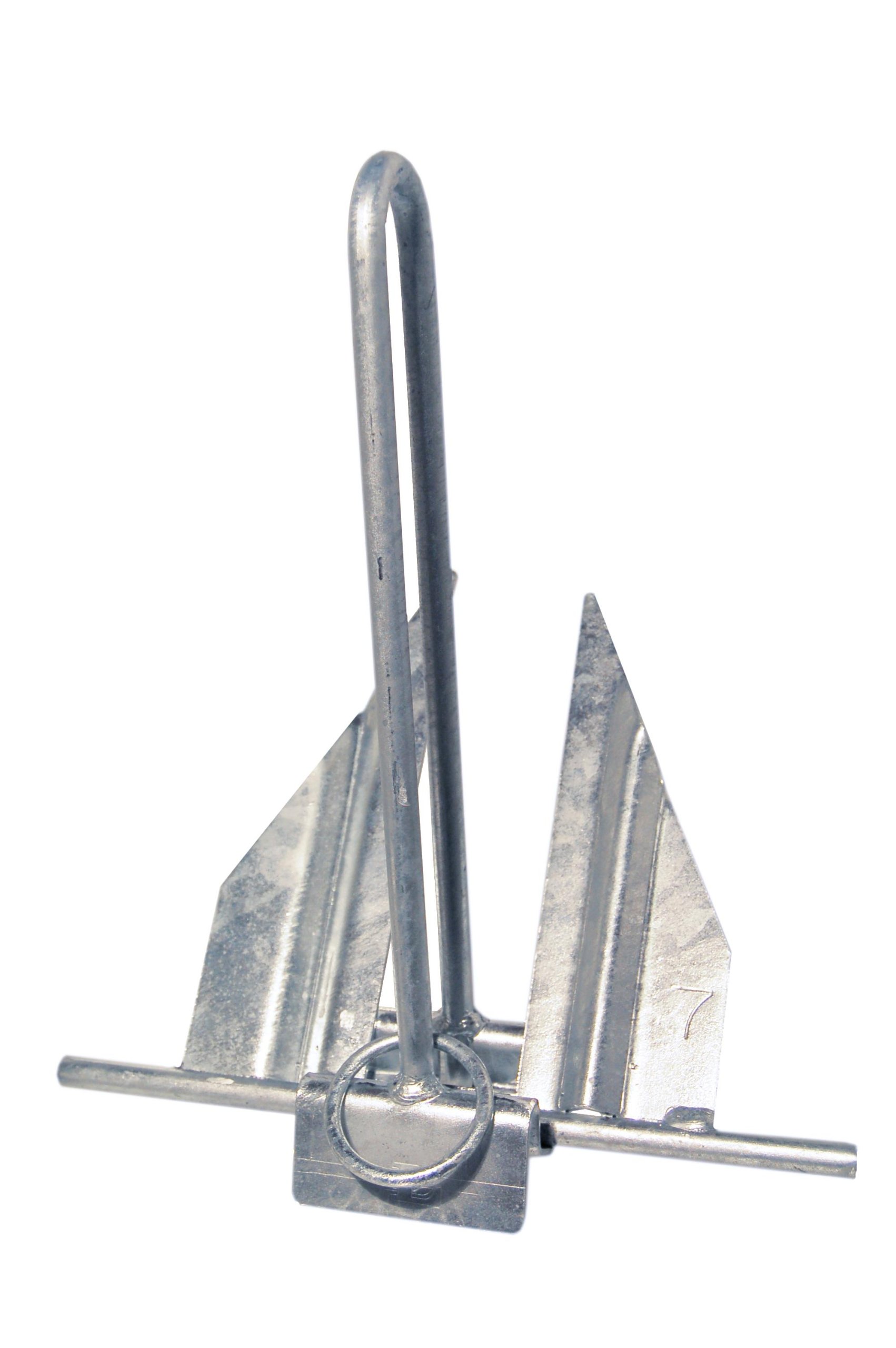 Galvanized Slip-Ring Anchors - Heavy Duty Zinc Coated Marine Anchors for Boats, Yachts & Docks | Secure Mooring & Docking Solution for Waterfront Applications