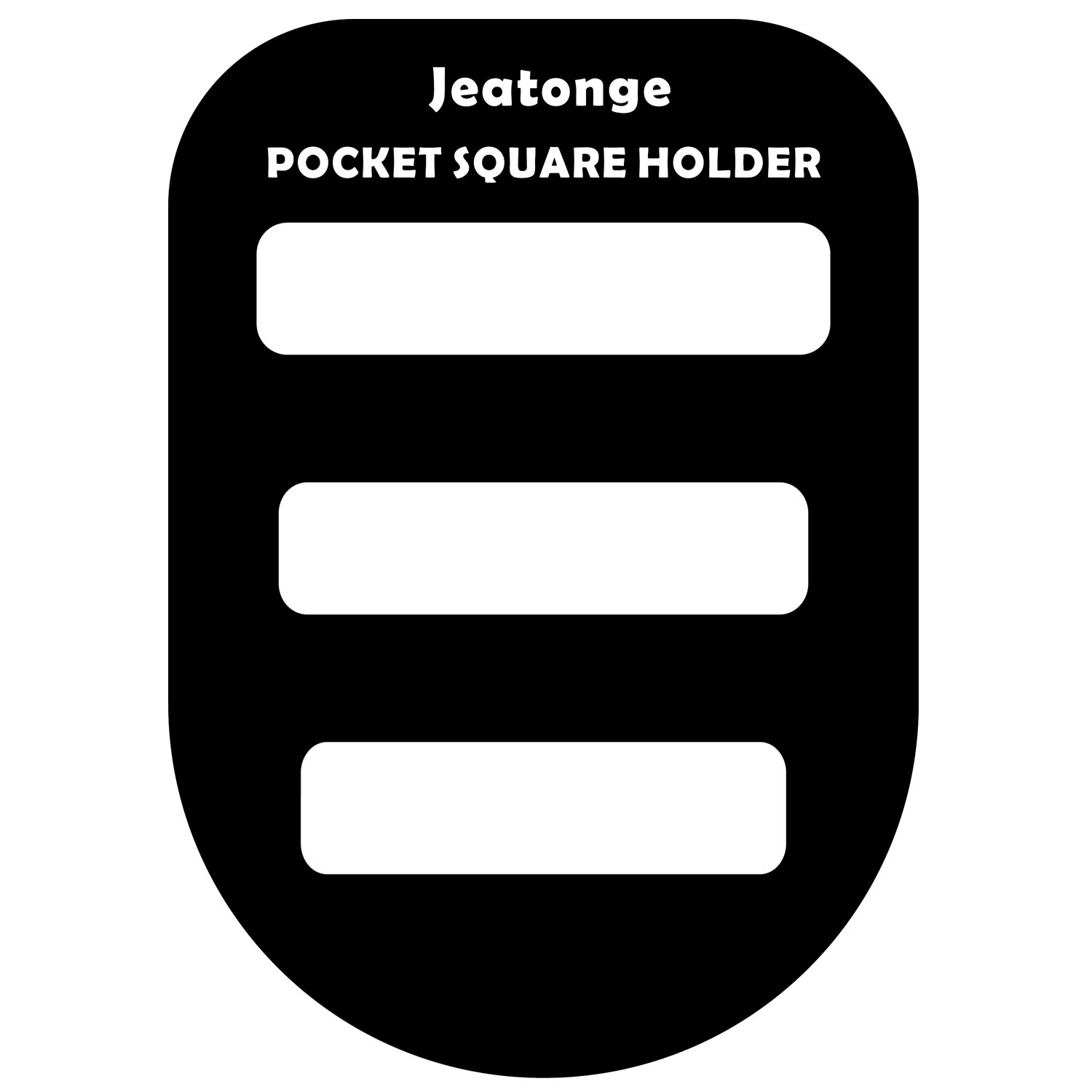 Jeatonge Men's Pocket Square Holder Organizer - Prefolded Pocket Squares for Suits & Tuxedos | Perfect for Weddings, Business Meetings & Formal Events