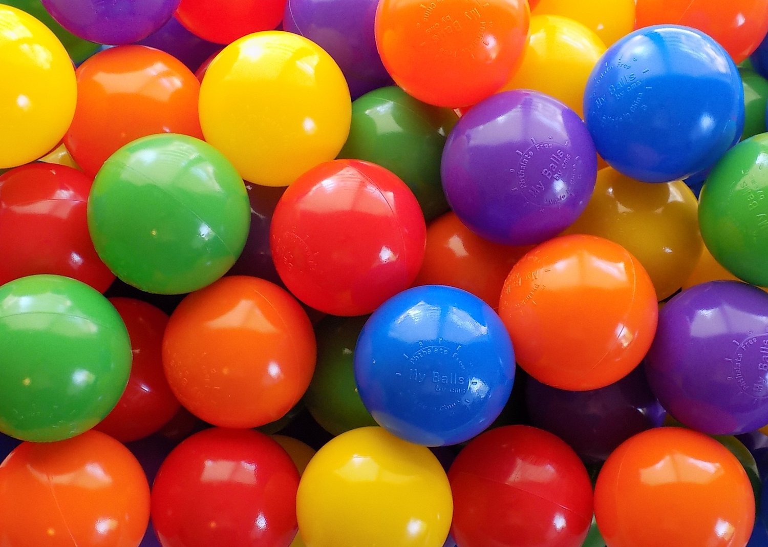 15-Pack Jumbo 3 Inch Ball Pit Balls - 5 Bright Primary Colors, Durable Home-Grade Plastic for Kids Playroom, Toddler Sensory Play & Indoor Ball Pits - Safe, Non-Toxic & BPA-Free