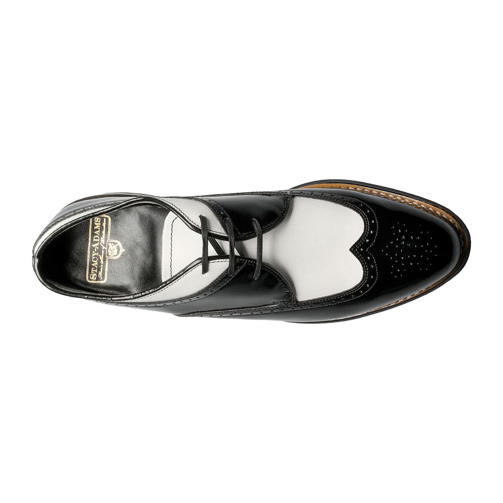 STACY ADAMS Men's Daystacy P Wingtip Dress Shoes - Classic Oxford Style for Business & Formal Occasions - Perfect for Weddings, Office & Special Events