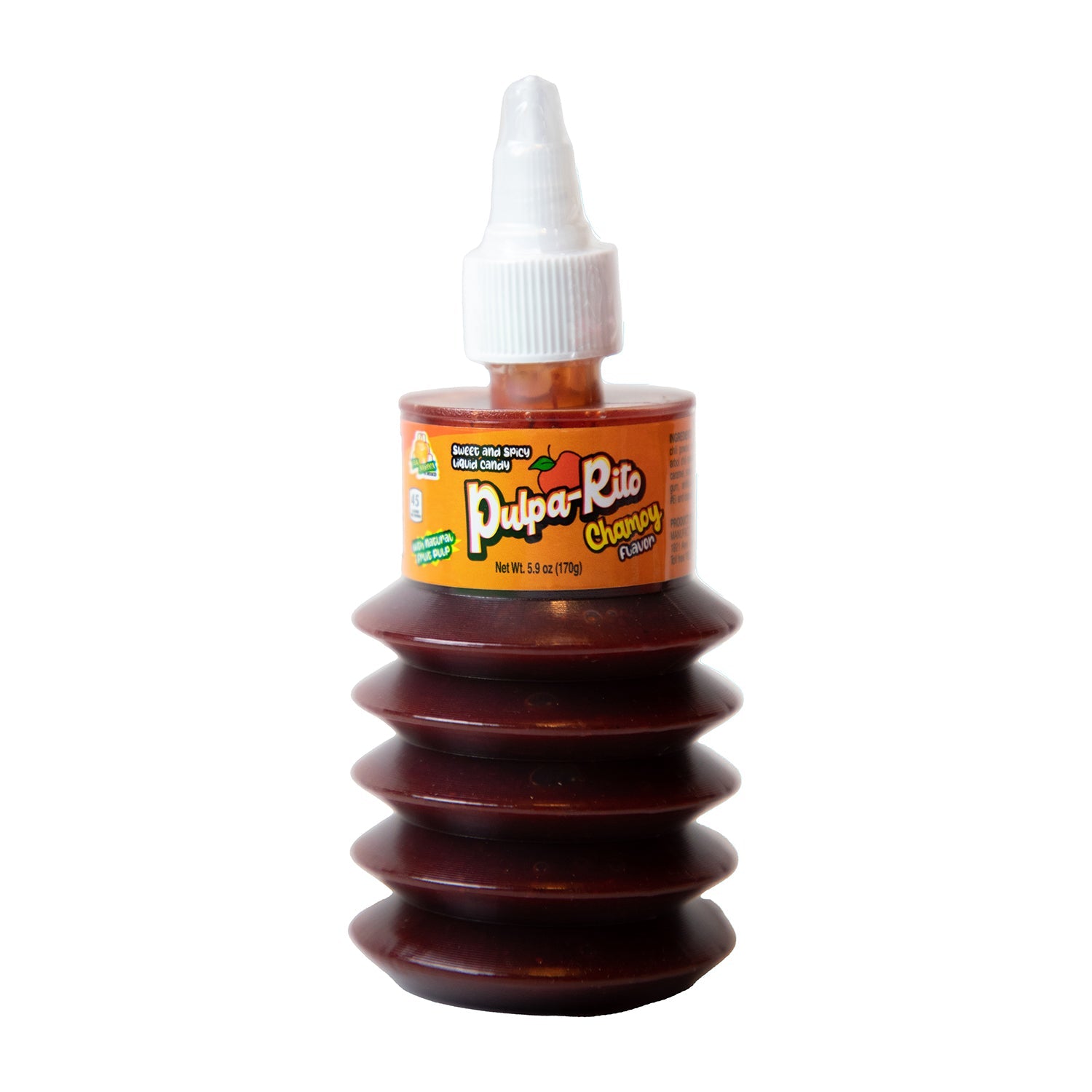 Azteca Pulparito Chamoy Sauce - 6oz Bottle | Authentic Mexican Candy Flavor for Snacks, Fruits & Cocktails
