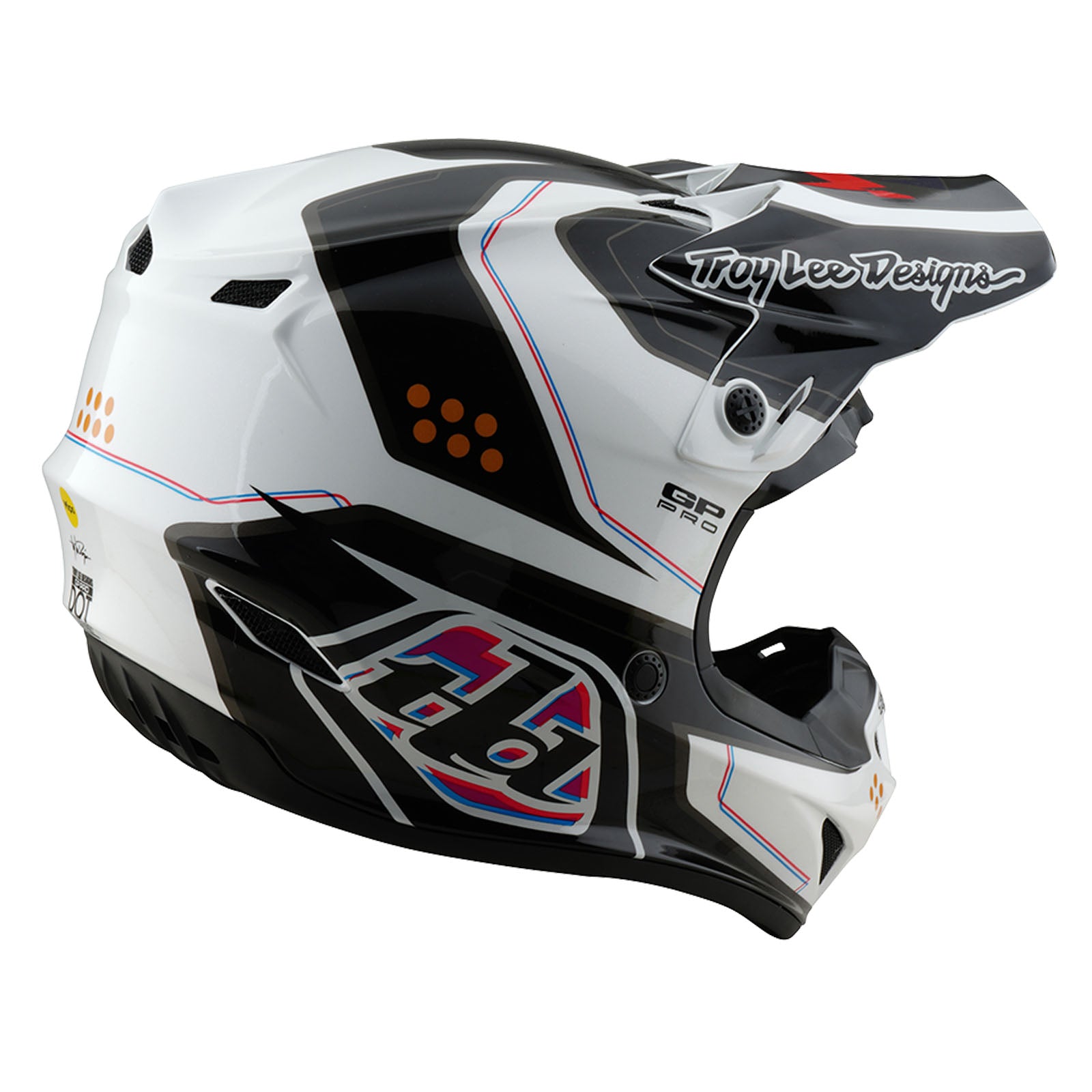 Youth GP Pro Helmet Trooper White - Lightweight & Durable Motorcycle Helmet for Kids - Perfect for Racing, Motocross & Outdoor Adventures