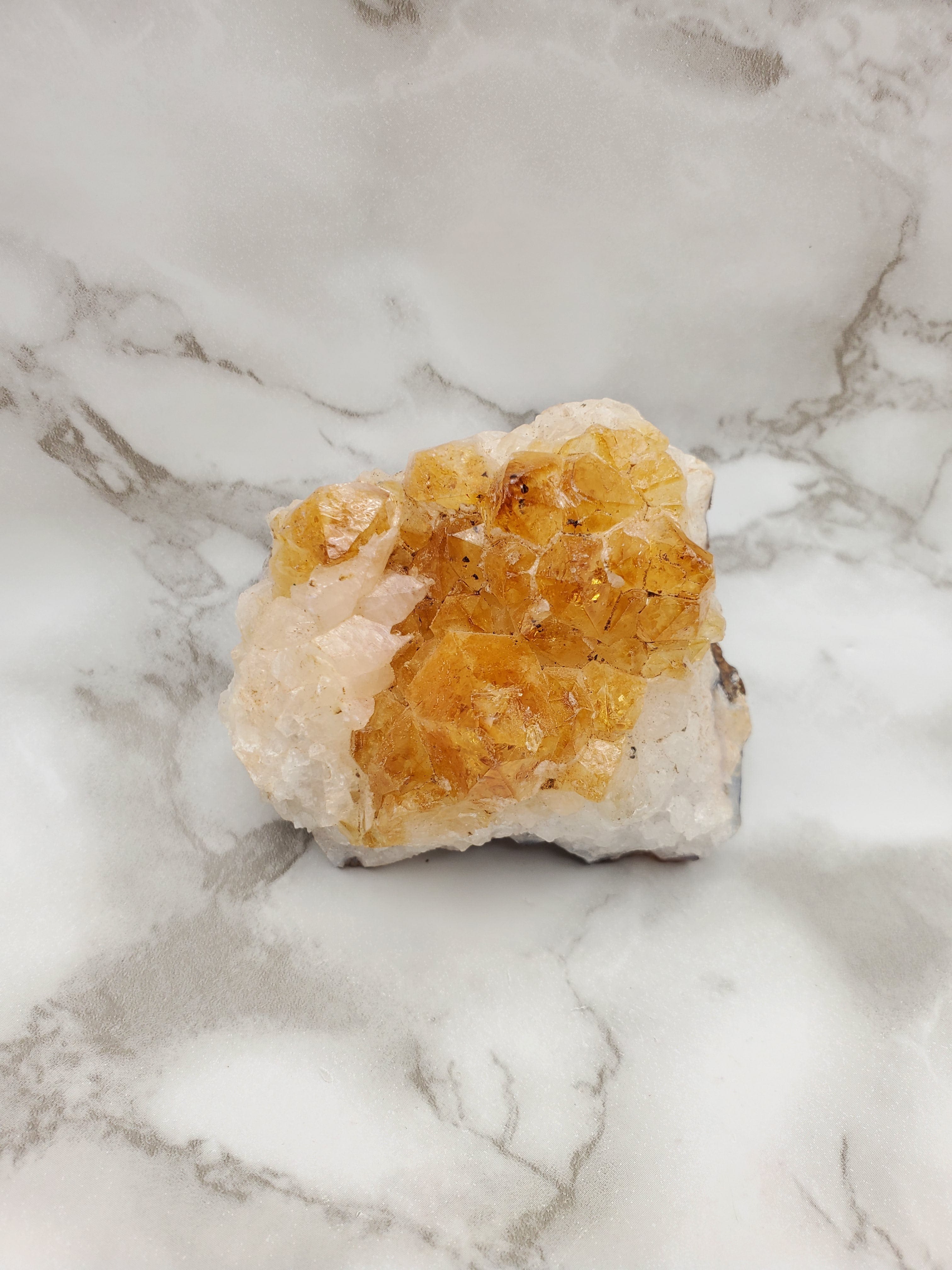 Natural Citrine Crystal Cluster - 61g Raw Citrine Stone for Healing, Meditation & Home Decor | Spiritual Energy, Chakra Balancing & Positive Vibes