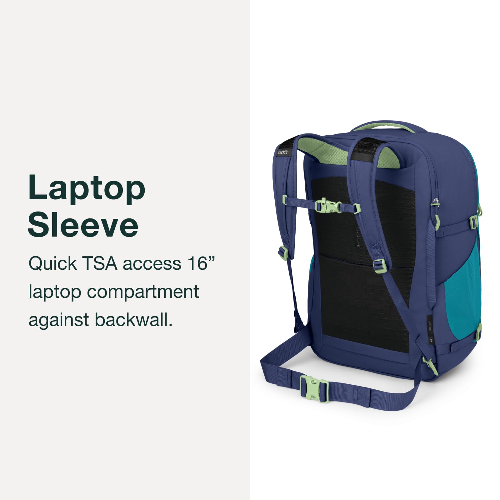 Osprey Daylite 44L Carry-On Travel Backpack - Lightweight Hiking & Airplane Personal Item Black | Perfect for Weekend Trips, Commuting & Outdoor Adventures