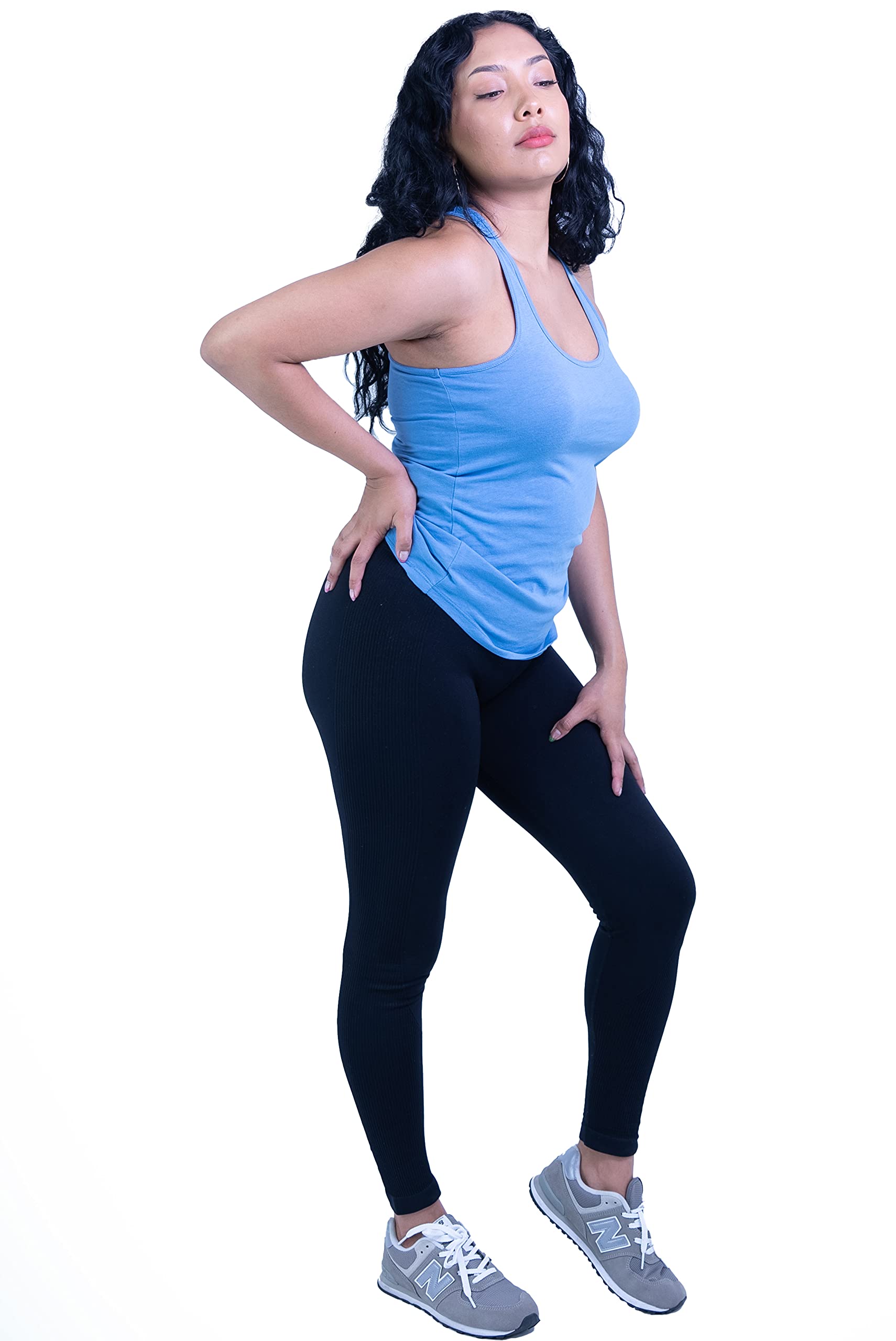 ShirtBANC Essentials Women's Racerback Tank Top - Soft Breathable Workout Shirts for Yoga, Running & Everyday Wear
