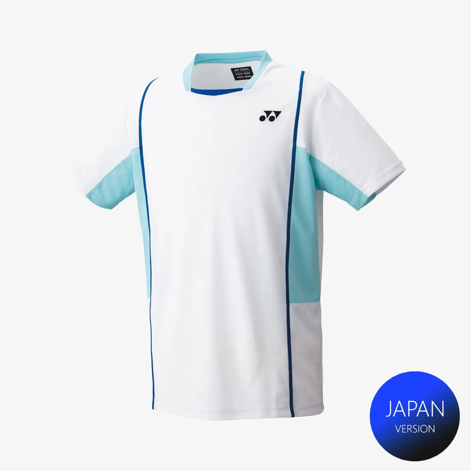 Yonex Men's Crew Neck Tennis Shirt 10603 - White | Moisture-Wicking Performance Top for Tennis, Golf & Casual Wear