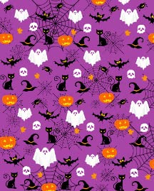 Halloween Ghost Pumpkin Cat1