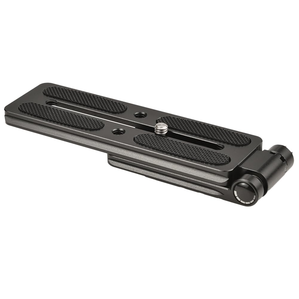 Universal L-Plate L Bracket for DSLR Cameras - Arca-Swiss Compatible Quick Release Plate with Cold Shoe Mount - Vertical & Horizontal Shooting for Tripods - Perfect for Landscape, Portrait & Studio Photography
