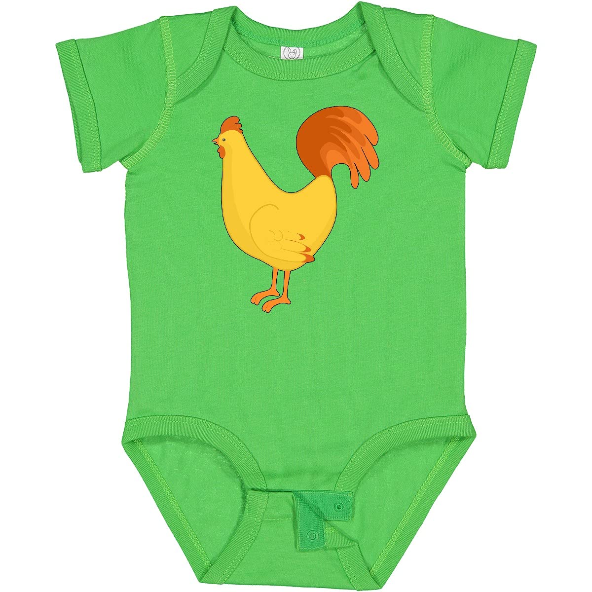 Inktastic Cute Yellow Chicken Baby Bodysuit - Soft Cotton Onesie for Newborns & Infants - Perfect for Playtime, Photo Shoots & Everyday Wear