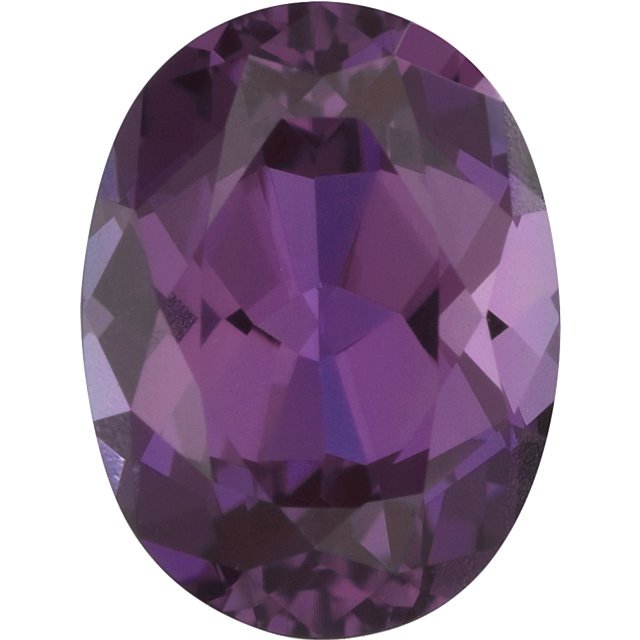 14K Gold 0.60 Carat Lab-Grown Alexandrite & 0.12 CTW Diamond Accent Ring for Women | Engagement, Wedding, Anniversary Gift | Elegant Jewelry for Special Occasions
