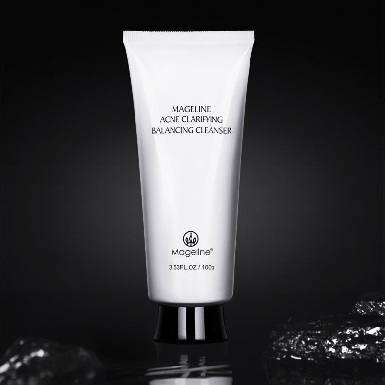 MAGELINE Acne Clarifying Balancing Cleanser for Oily & Sensitive Skin - Gentle Face Wash with Salicylic Acid & Tea Tree Oil - Perfect for Daily Skincare Routine & Breakout Prevention