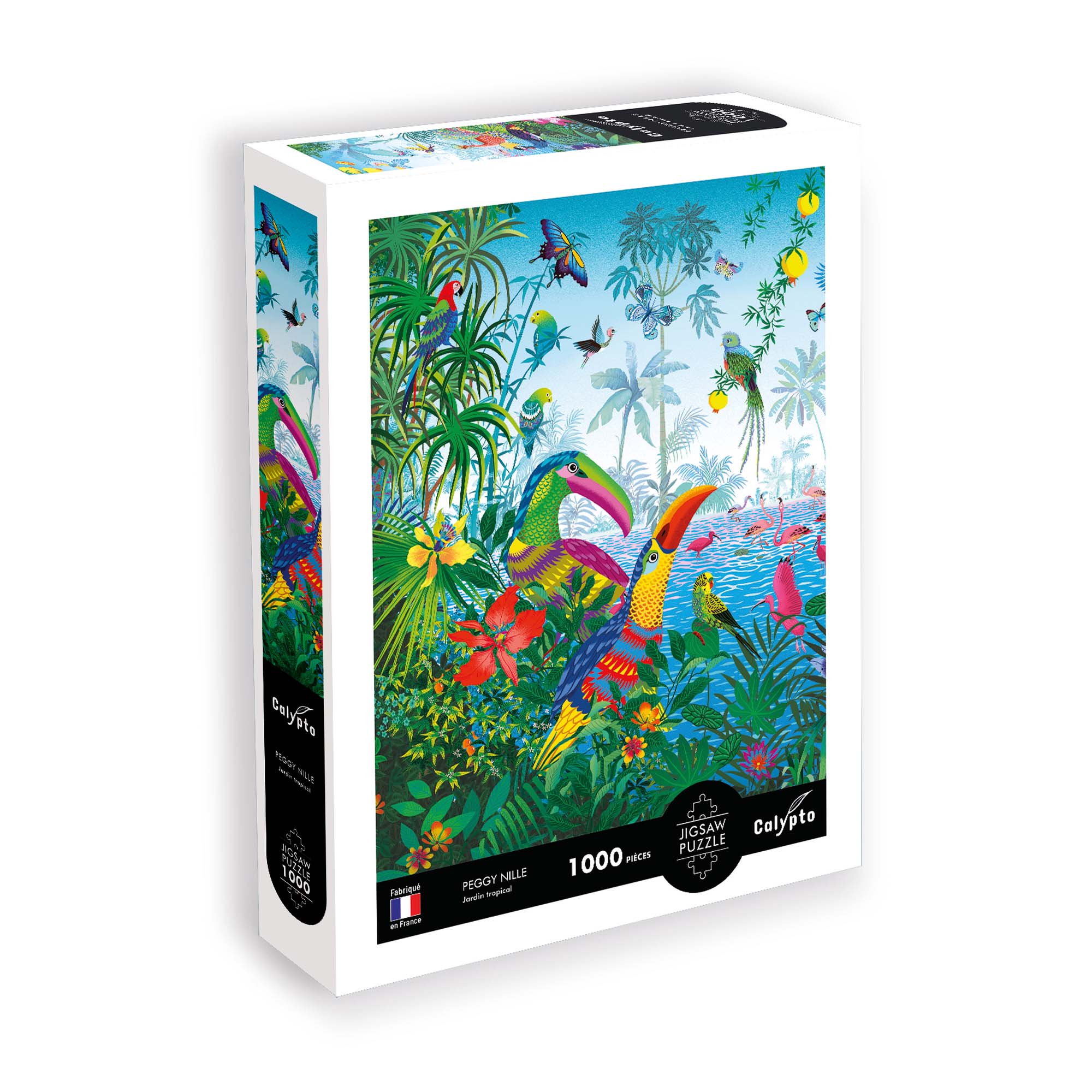 1,000 Piece Jigsaw Puzzle - Tropical Garden by Peggy Nille | Premium Adult Puzzle for Relaxation & Home Decor | Perfect Gift for Puzzle Lovers & Nature Enthusiasts