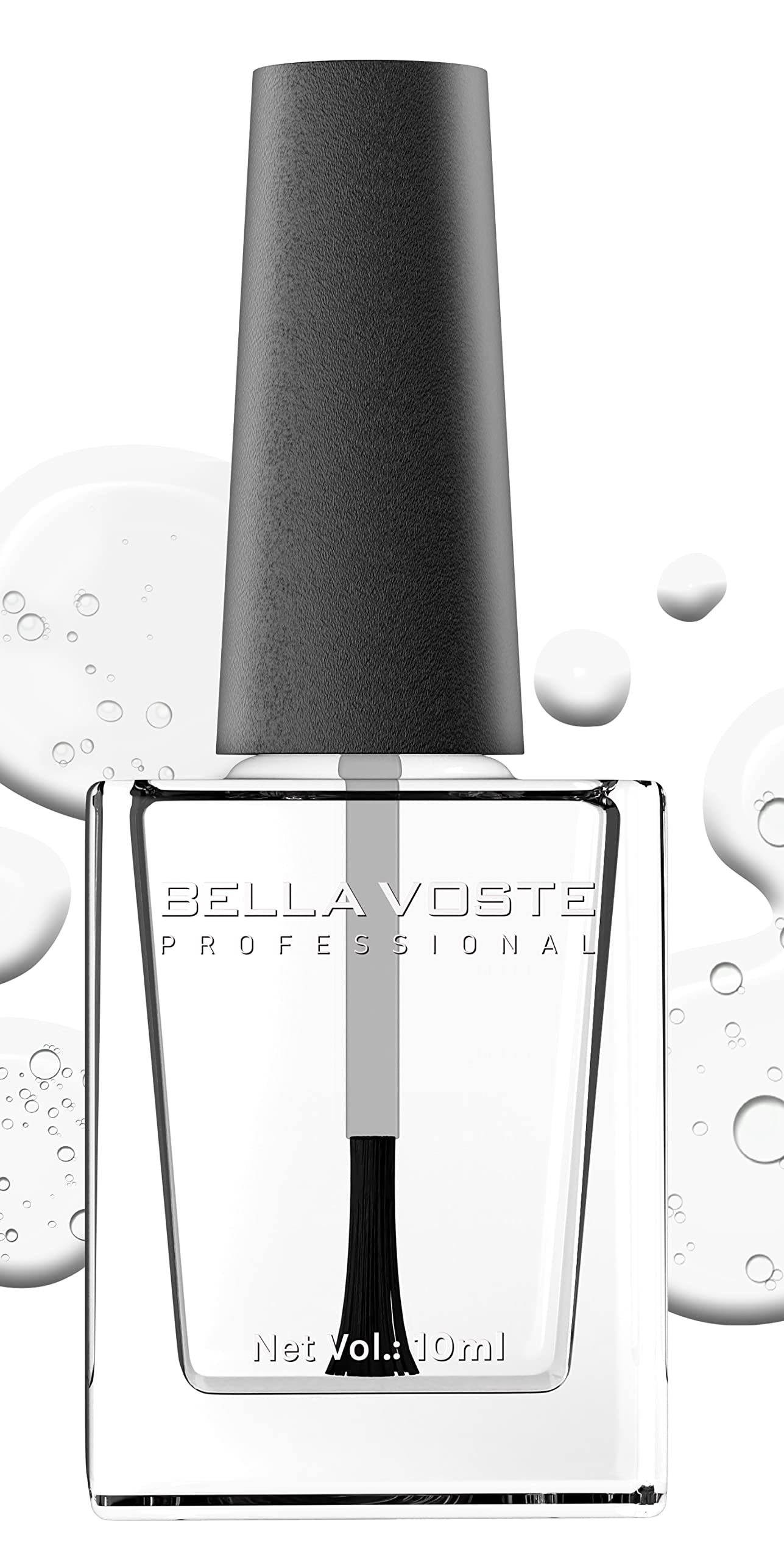 Bella Voste Professional Base & Top Coat for Easy Nail Polish Application - Long-Lasting Shine & Protection for Manicures & Pedicures at Home or Salon