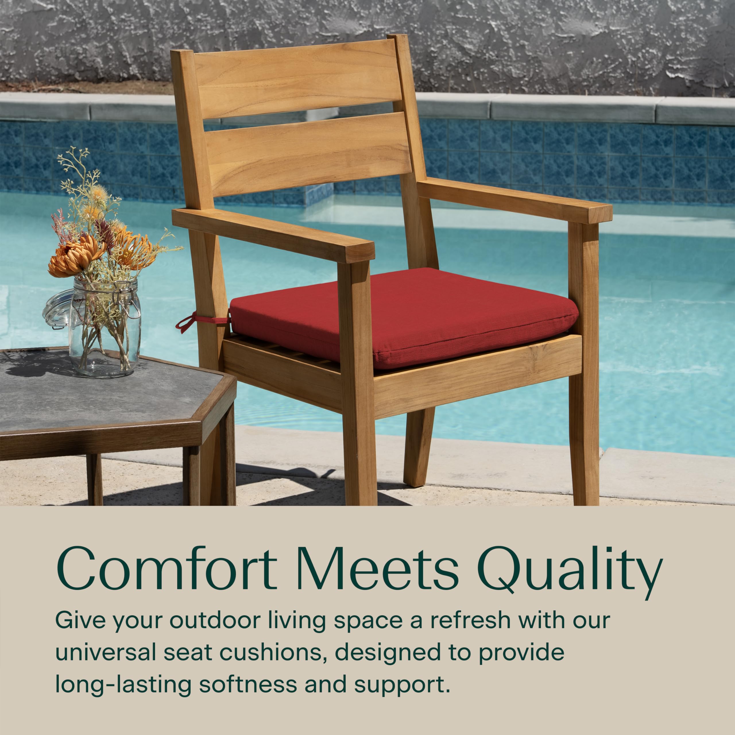 Premium Honeycomb Outdoor Universal Seat Cushion Set - 18