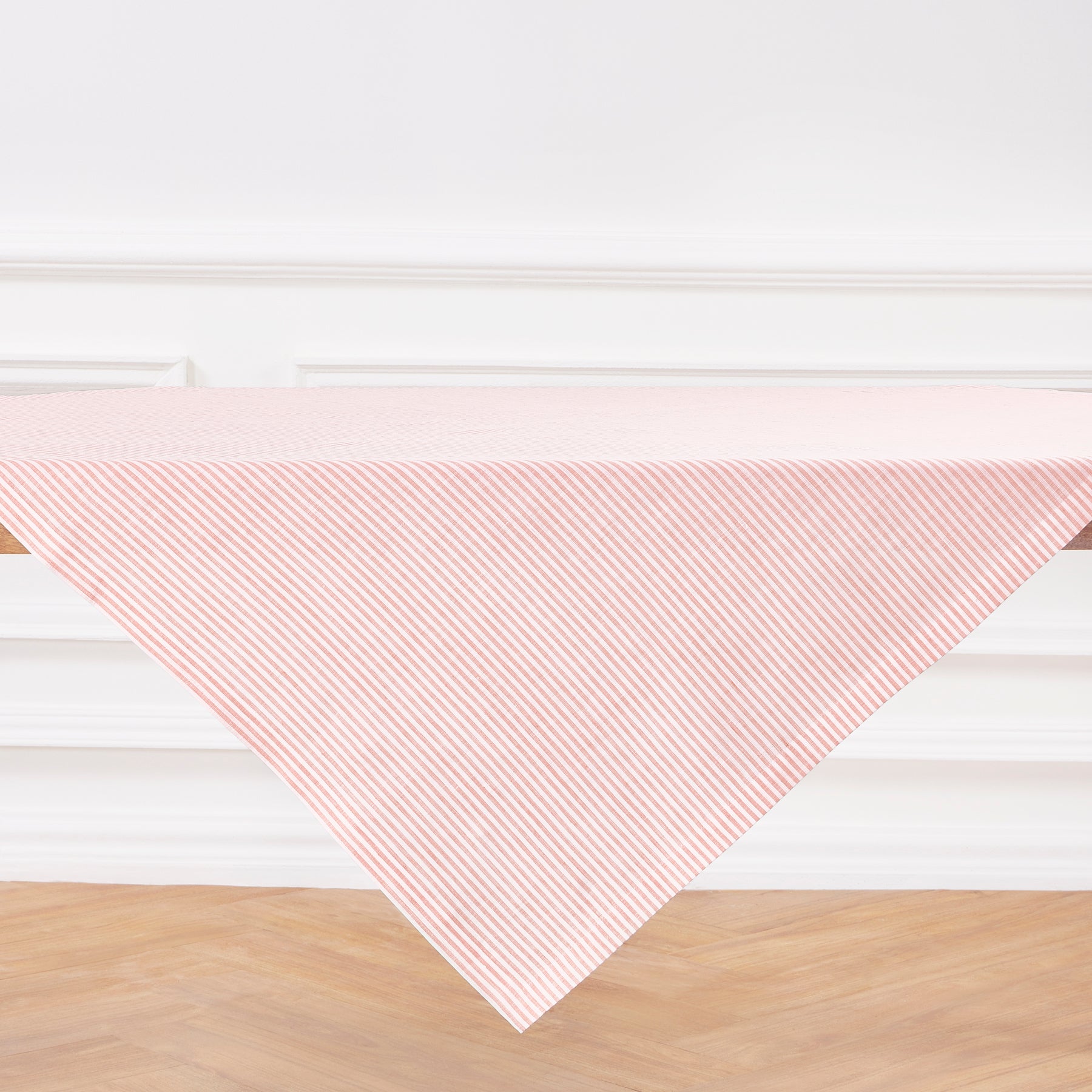 Elegant Narrow Stripe Table Throw - Stylish Cotton Table Runner for Dining Room Decor, Wedding & Holiday Table Setting - 16x72 Inches