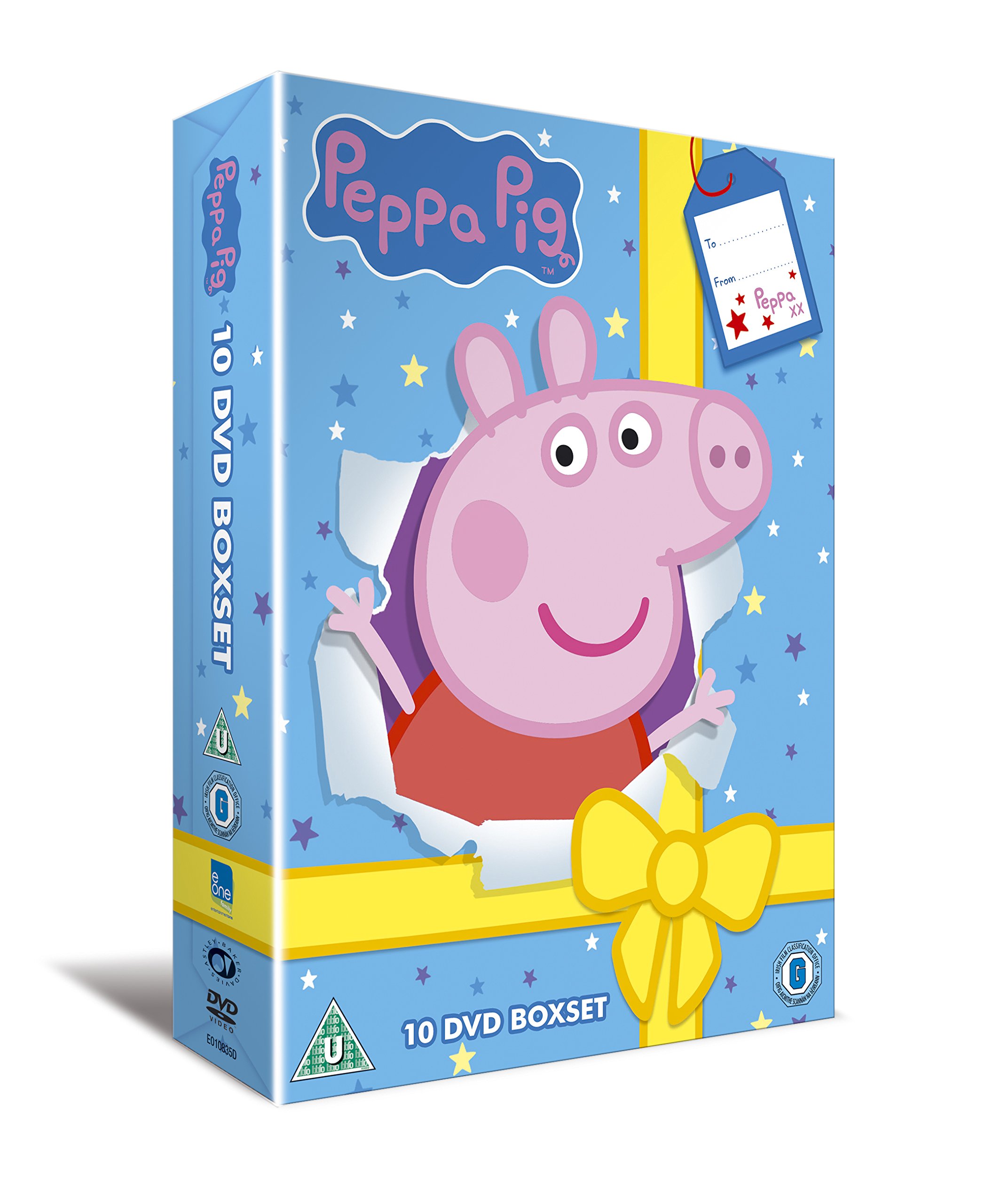 Peppa Pig DVD Gift Box Set - Kids Educational Cartoon Series for Children | Perfect for Birthday Gifts, Holiday Presents & Family Movie Nights