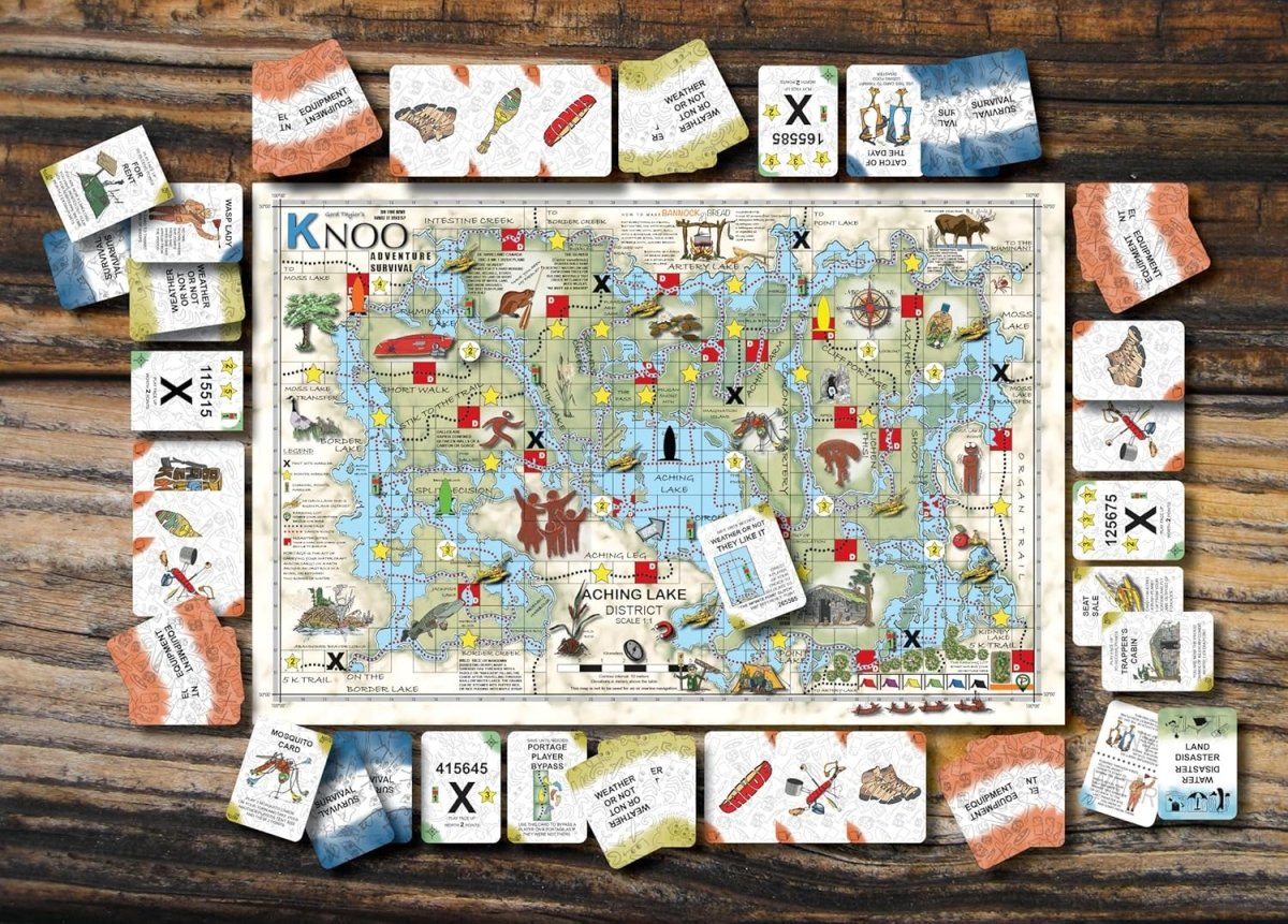 KNOO: Adventure Survival Board Game - Strategy & Teamwork for Outdoor Enthusiasts | Perfect for Camping, Family Game Nights & Emergency Preparedness