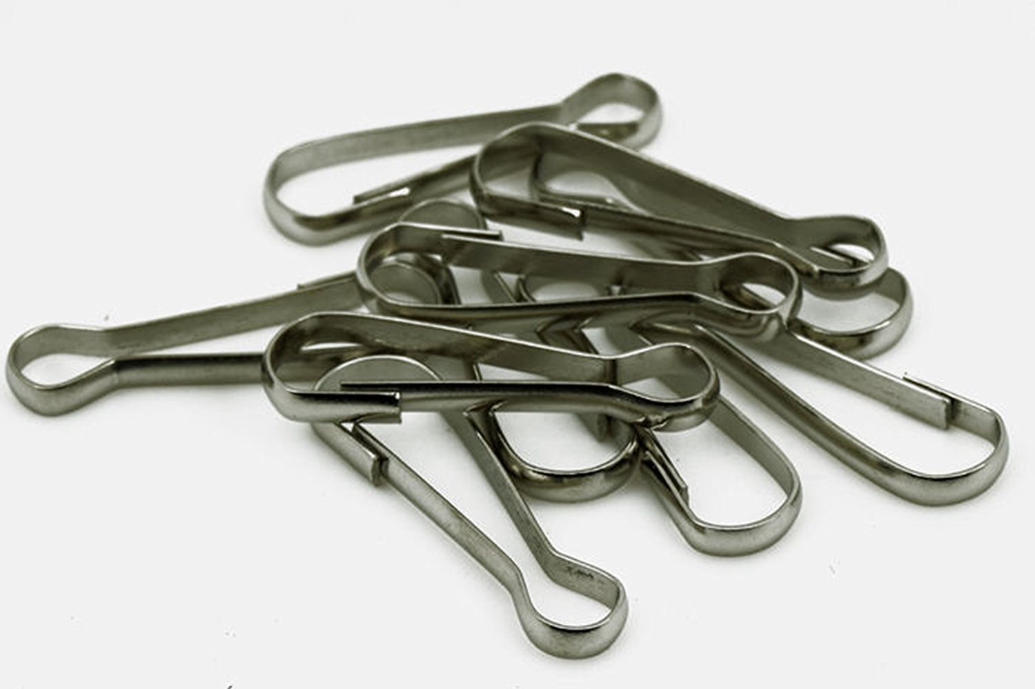 10 Pack Metal Flag Pole Clips - Heavy Duty Snap Hooks for Dog Leashes, Hammocks, Bird Cages, Jewelry, Toys & Fishing Gear - Perfect for Camping, Hiking, Backpacking & Outdoor Activities