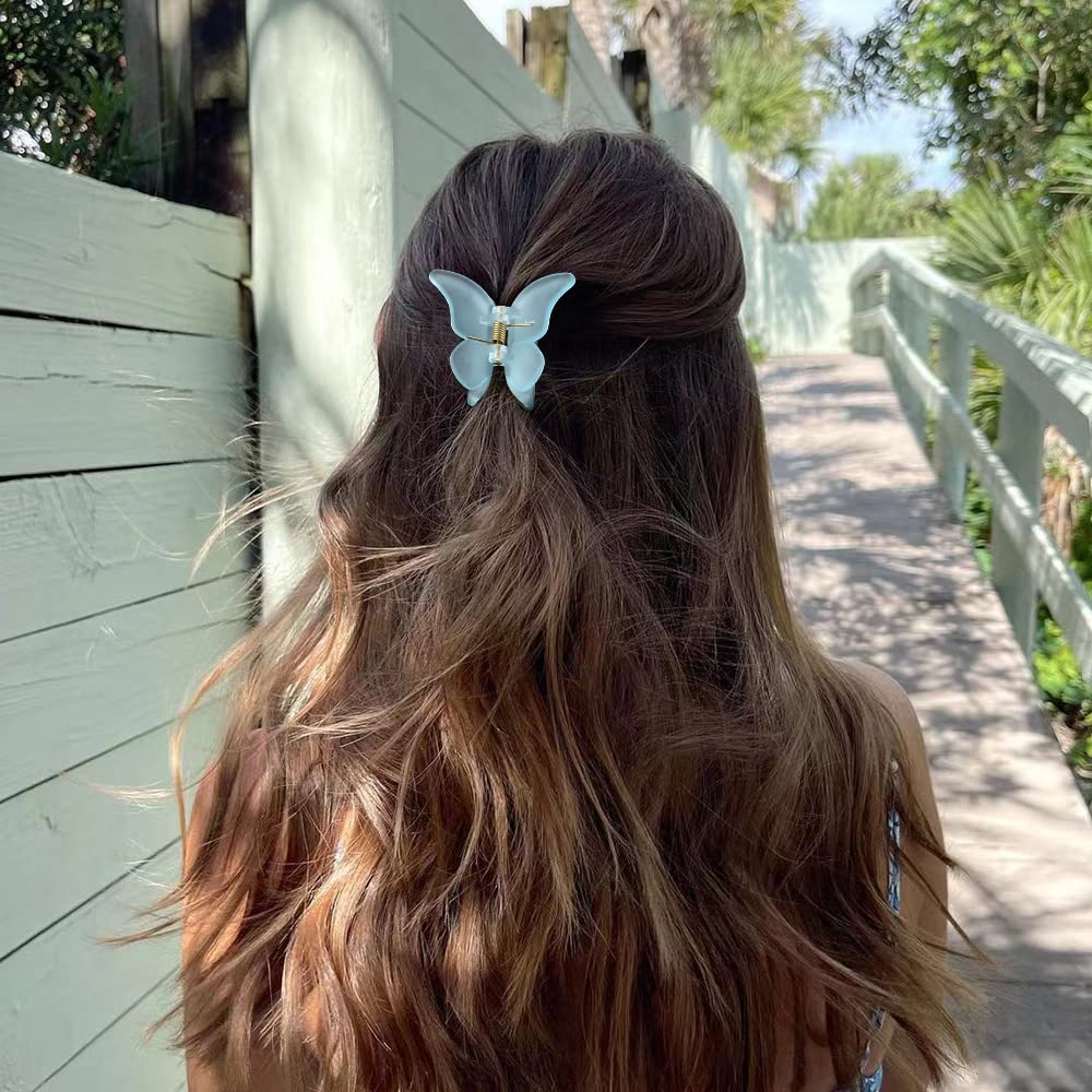 Canitor Small Butterfly Hair Clips - 1.9