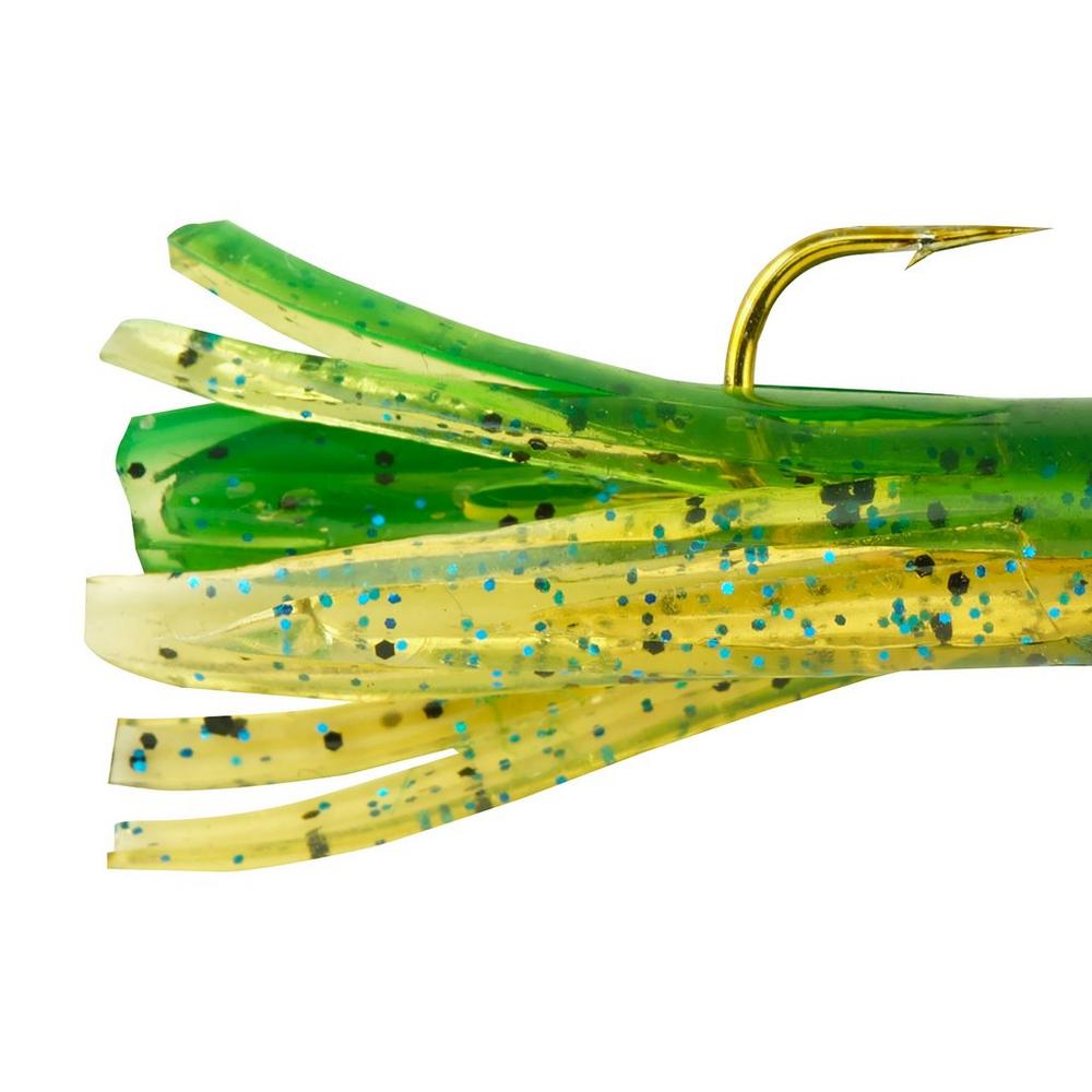 Berkley PowerBait Pre Rigged Atomic Tubes Fishing Lures - 5 Pack for Bass, Trout & Panfish - Perfect for Freshwater & Saltwater Fishing
