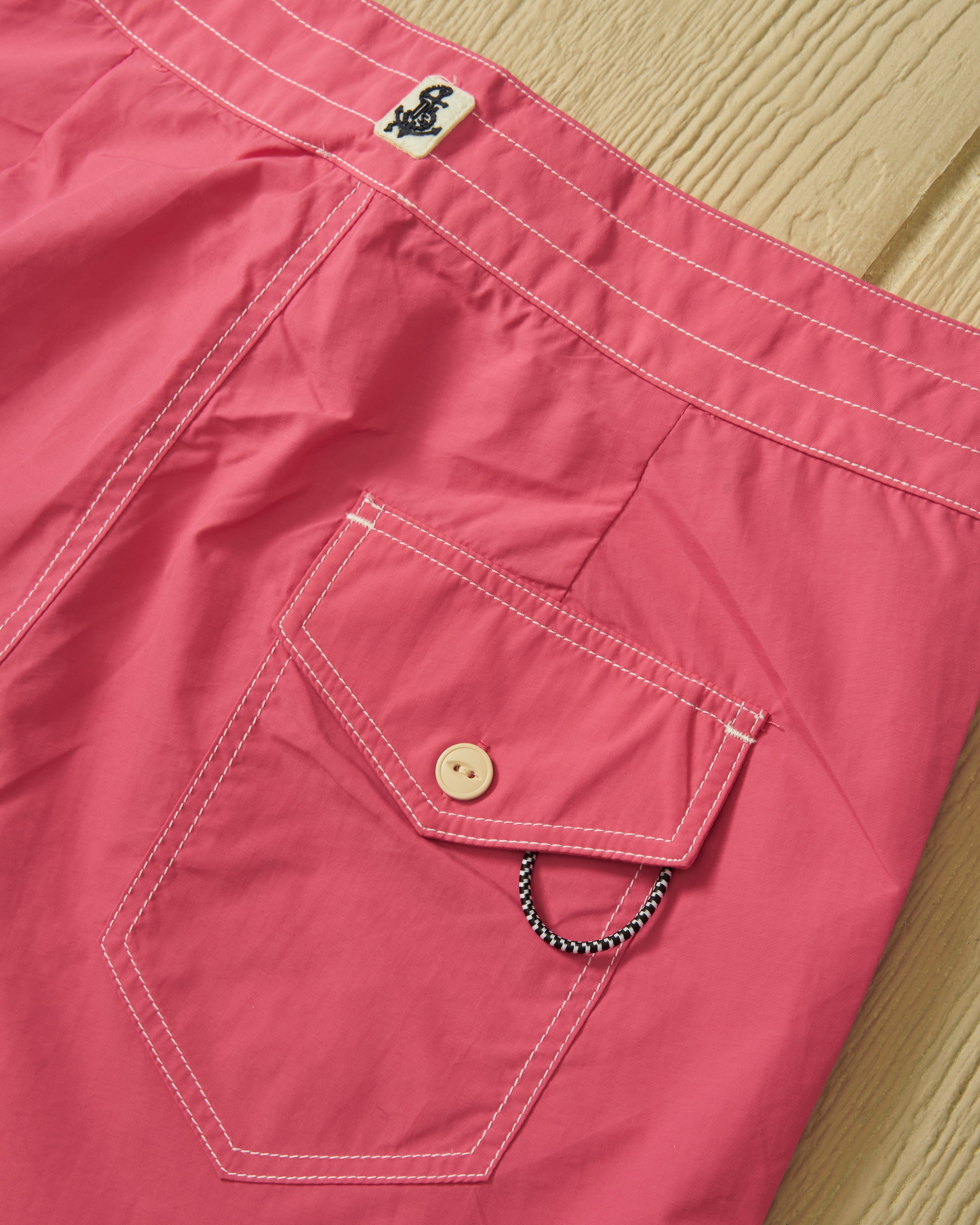 Laguna Men's Board Shorts - Faded Red Quick-Dry Swim Trunks for Surfing, Swimming & Beach Vacations