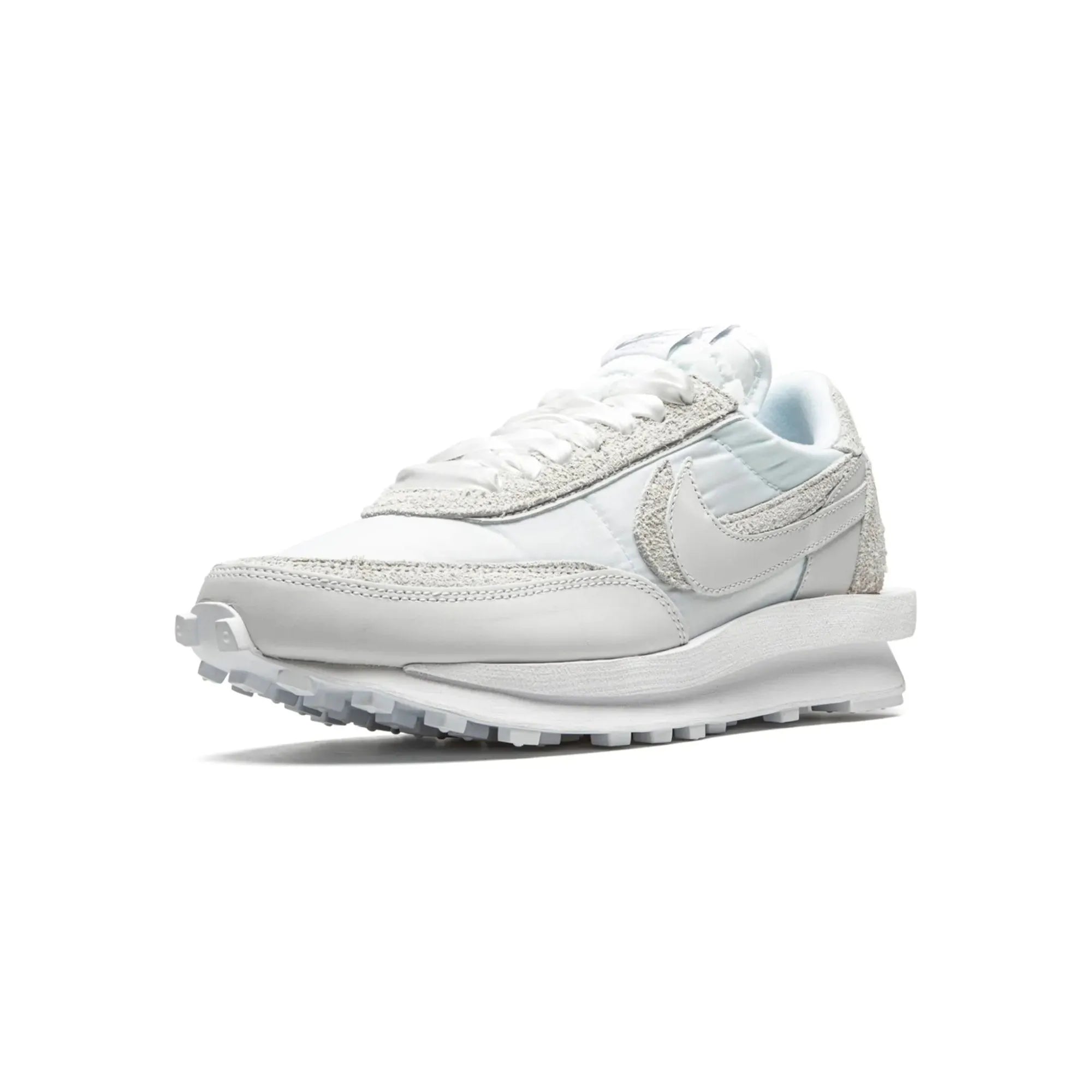 Nike LD Waffle Sacai White Nylon Sneakers - Men's & Women's Fashion Running Shoes for Casual Wear & Street Style
