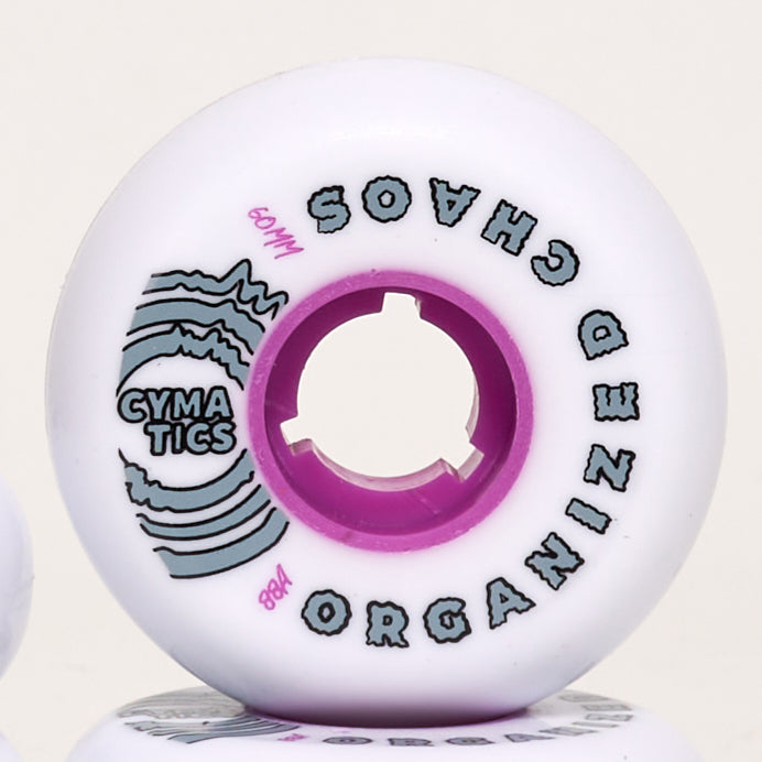 Cymatics Neutral Wave 60mm 88a Skateboard Wheels - Set of 4 - Perfect for Cruising, Street Skating & Smooth Rides